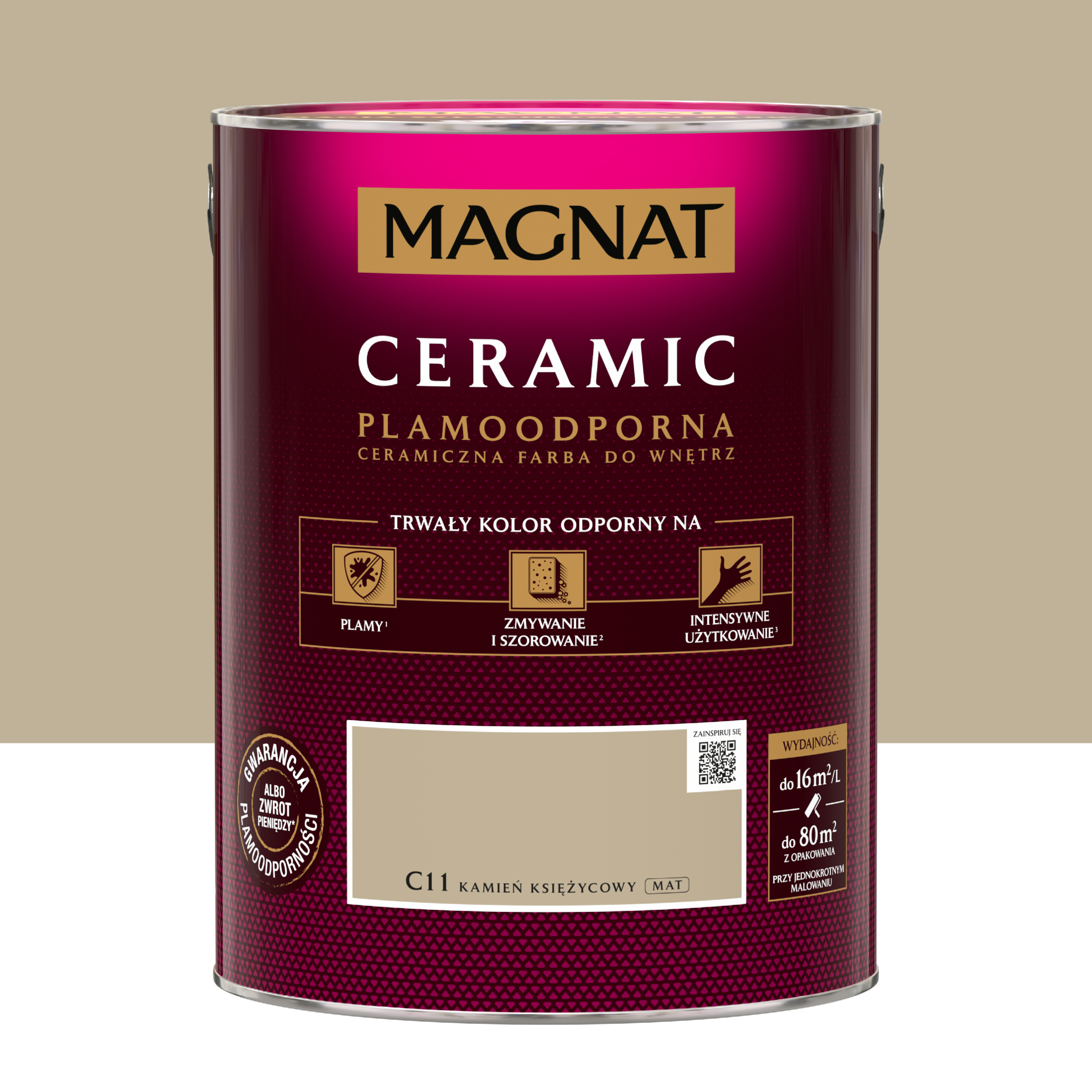 Farba Magnat Ceramic Kamień księżycowy 5 l