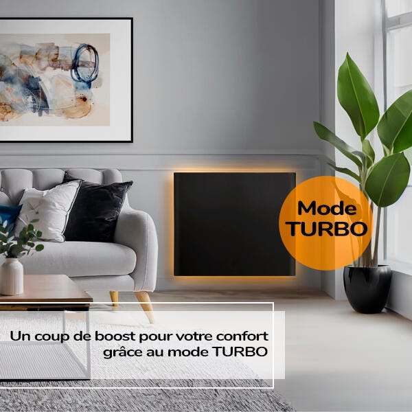 Radiateur électrique à inertie sèche Solea 1000 W HJM