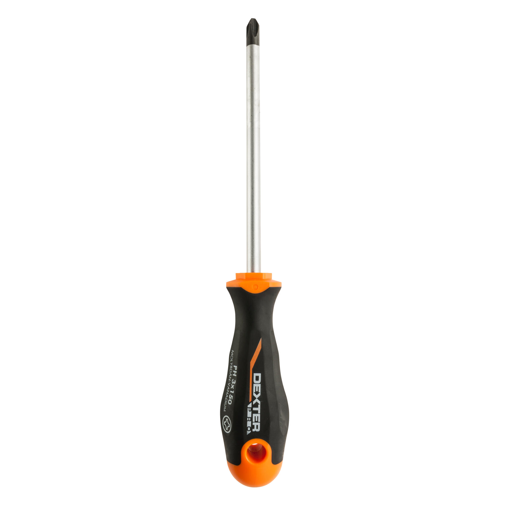 Surubelnita electrician cruce PH3, Dexter Pro, 150 mm, crom-vanadiu