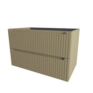 MUEBLE DE BAÑO BLUR VERDE 80X45CM - 3