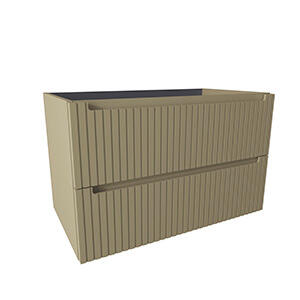 MUEBLE DE BAÑO BLUR VERDE 80X45CM - 2