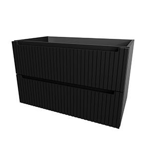 MUEBLE DE BAÑO BLUR NEGRO 80X45CM - 3