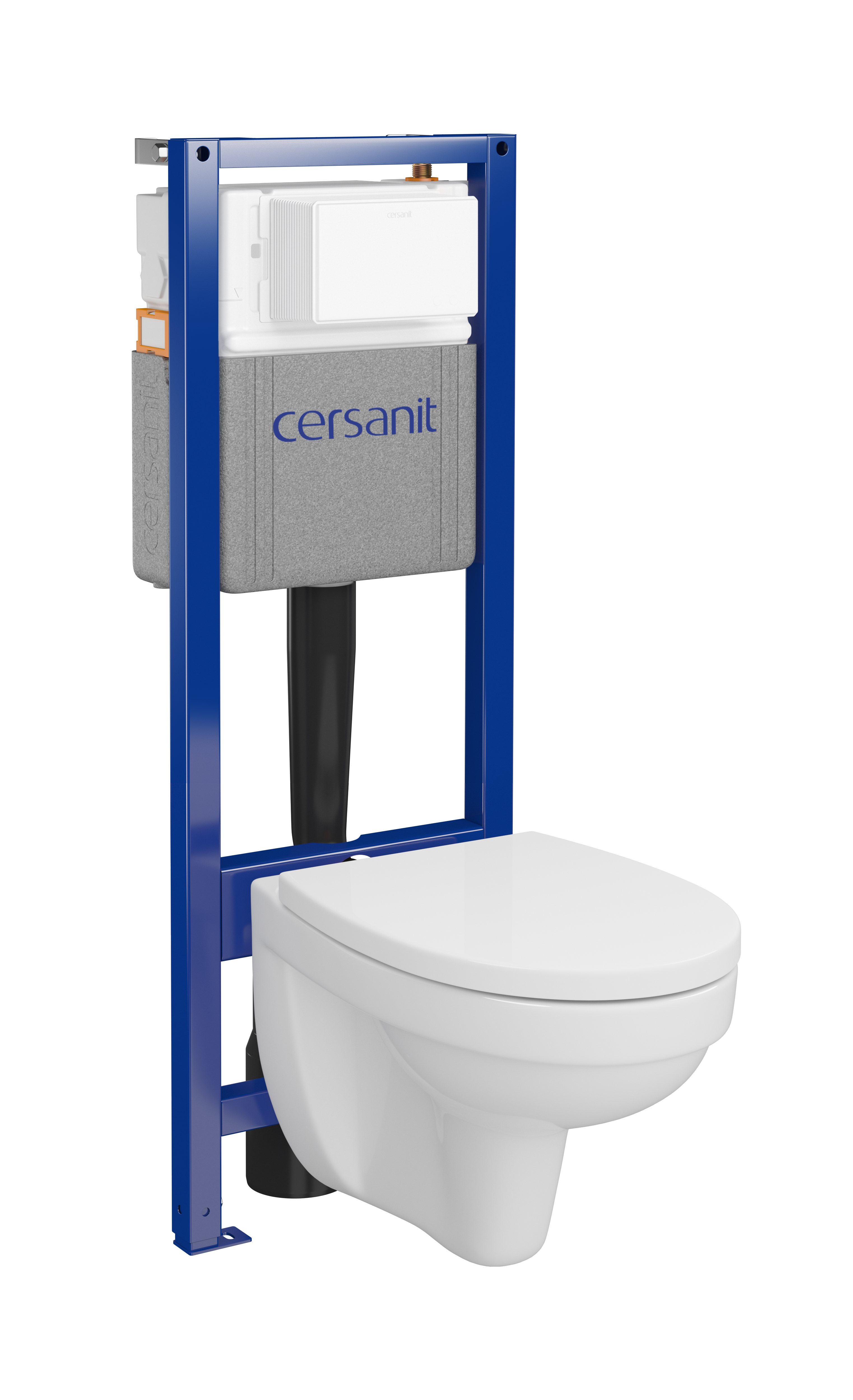 Zestaw podtynkowy WC Aida płytki kołnierz Cersanit