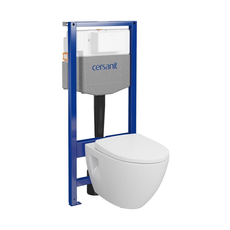 Zestaw podtynkowy WC bezkołnierzowy Cromo Cersanit