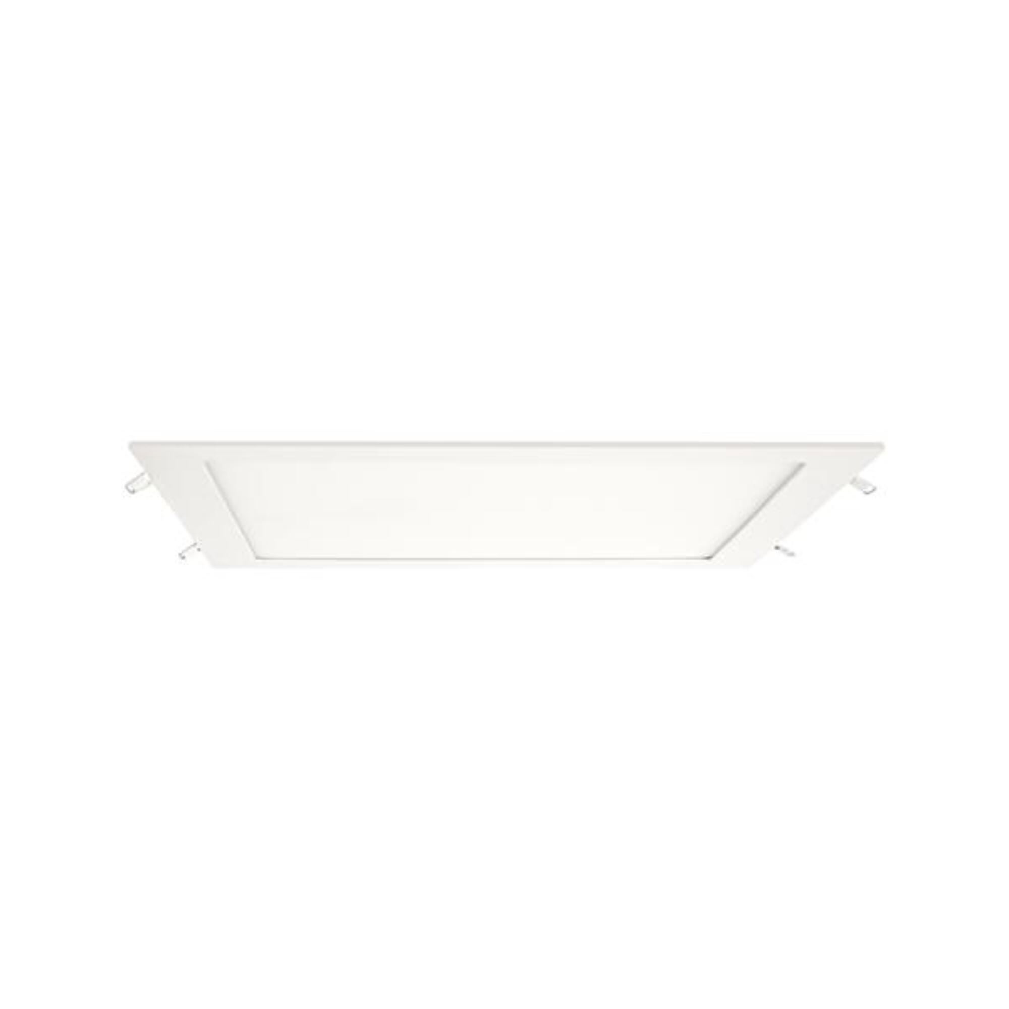 Spot LED incastrat, fix, 2000 lm, lumina rece, patrat, alb