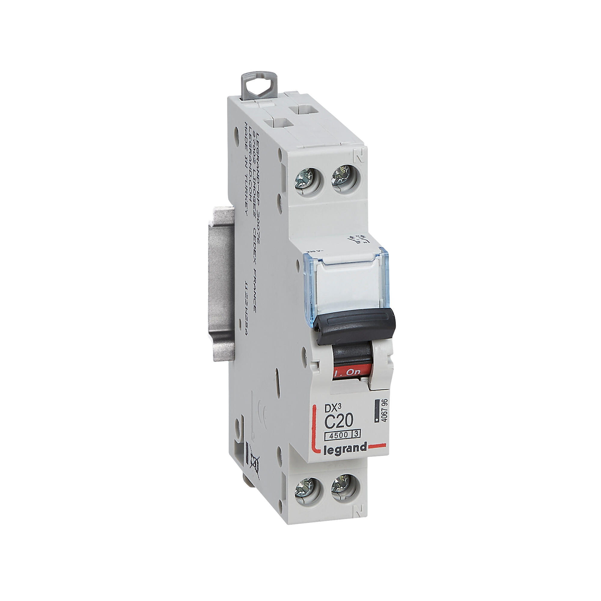 Disjunctor Legrand DX3, 1P+NR, 20 A, curba C, 4.5 KA | Leroy Merlin