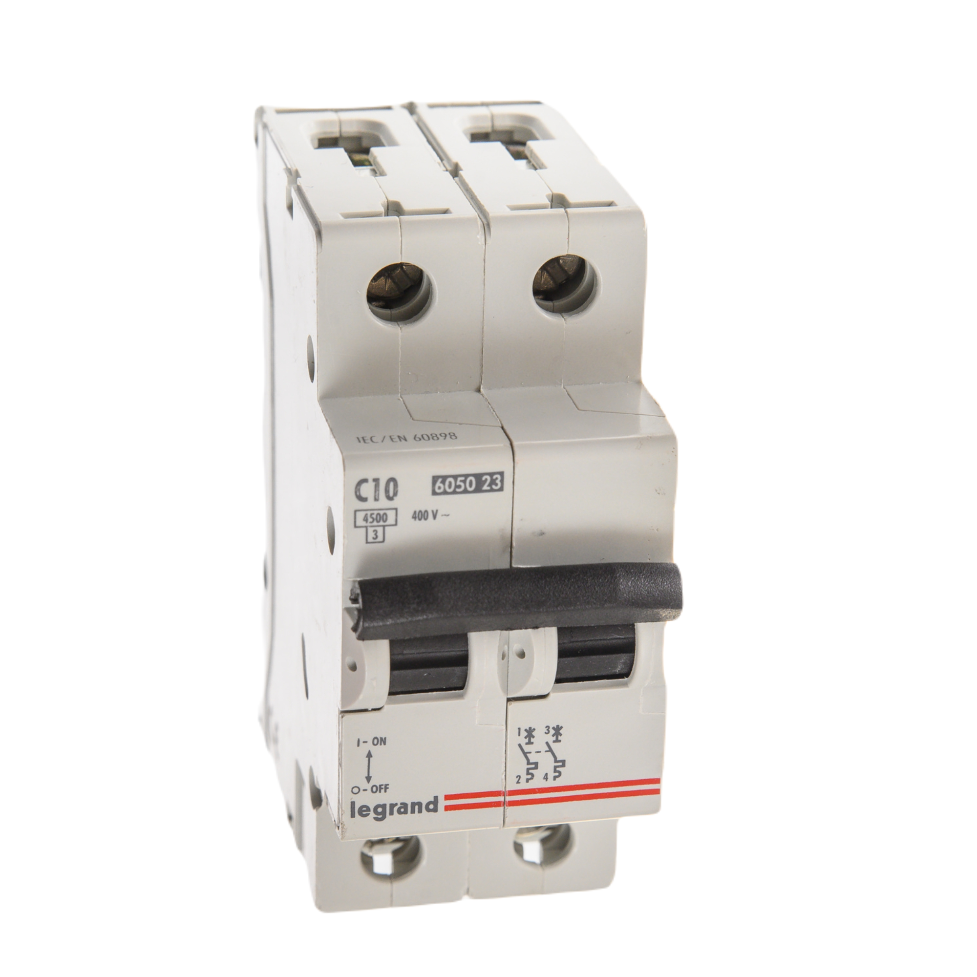 Disjunctor Legrand RX3, bipolar, 10 A, curba C, 4.5 KA | Leroy Merlin