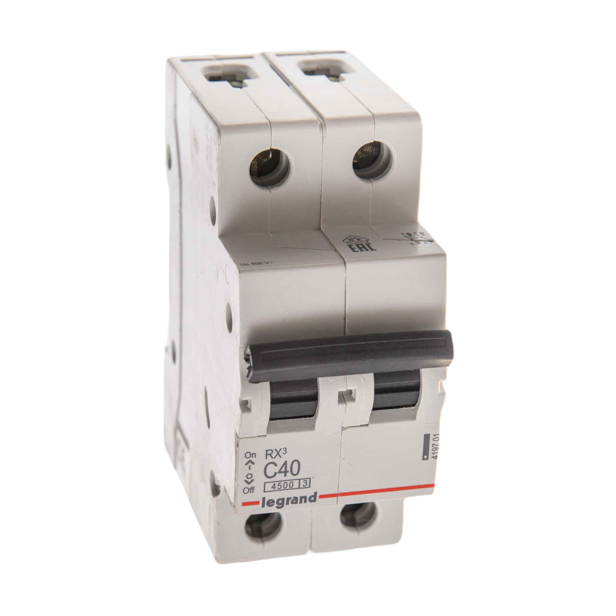 Disjunctor Legrand RX3, bipolar, 40 A, curba C, 4.5 KA | Leroy Merlin