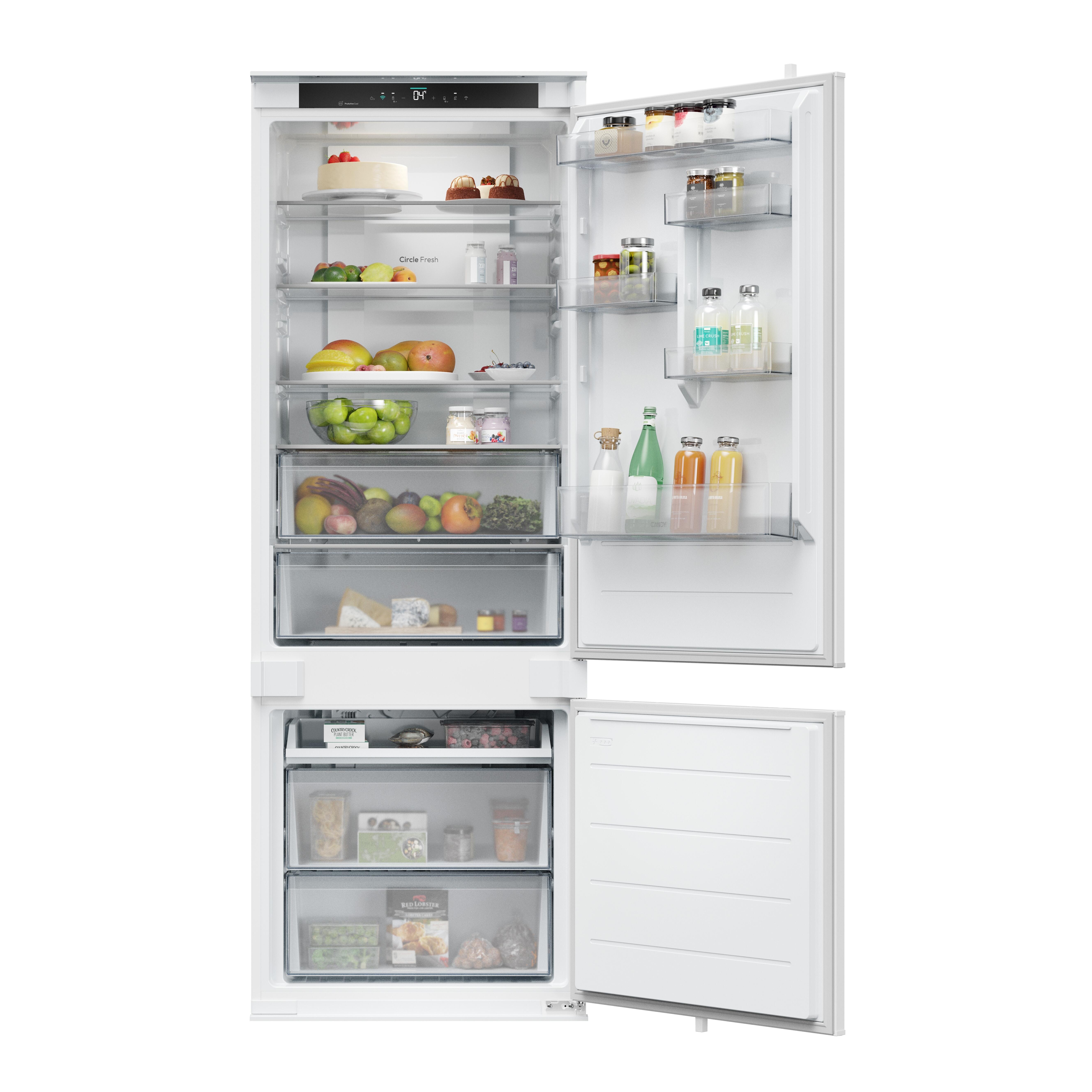 Frigorífico combi CANDY CNBQT3719EW Frío dinámico 193cm 382L blanco clase E - 3