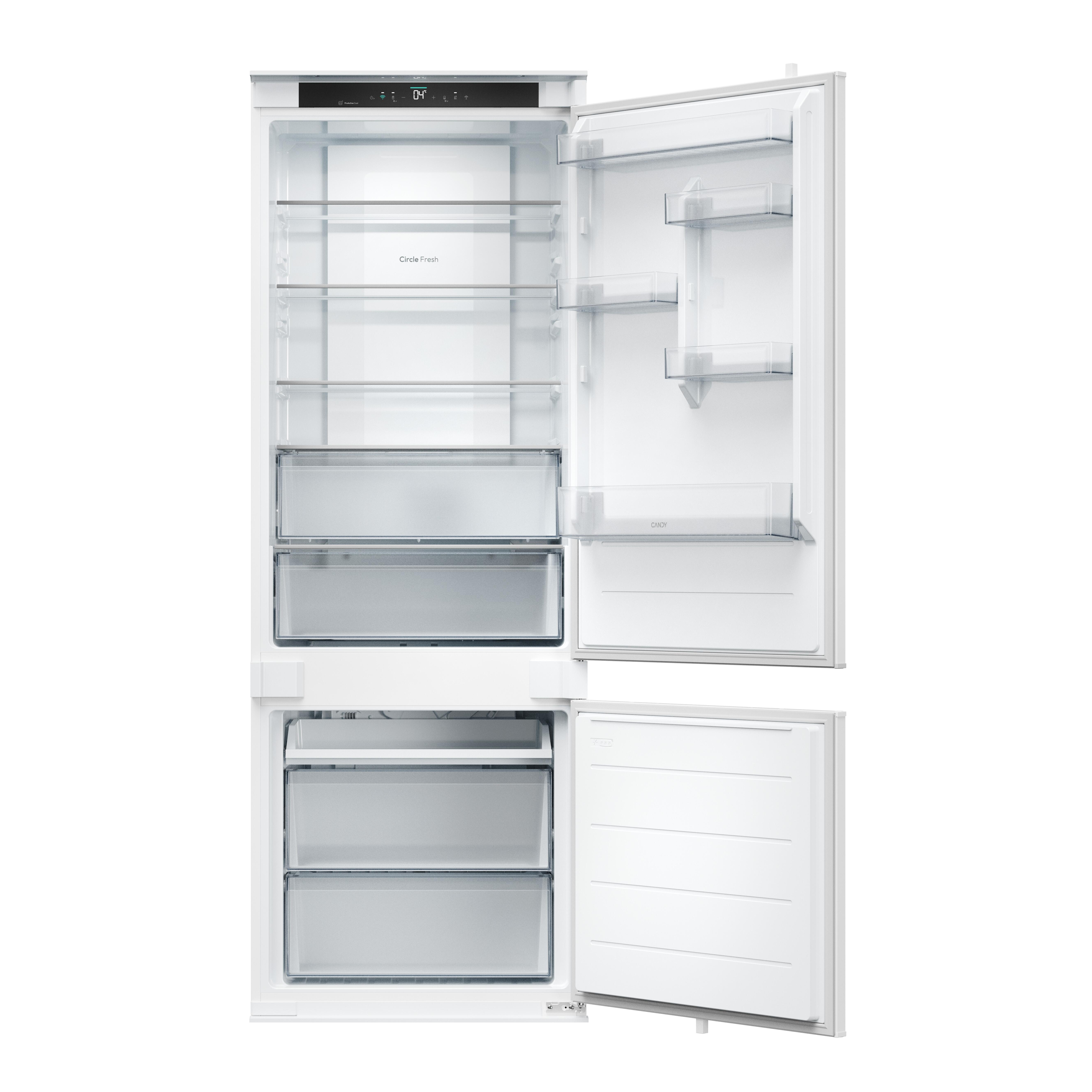 Frigorífico combi CANDY CNBQT3719EW Frío dinámico 193cm 382L blanco clase E - 2
