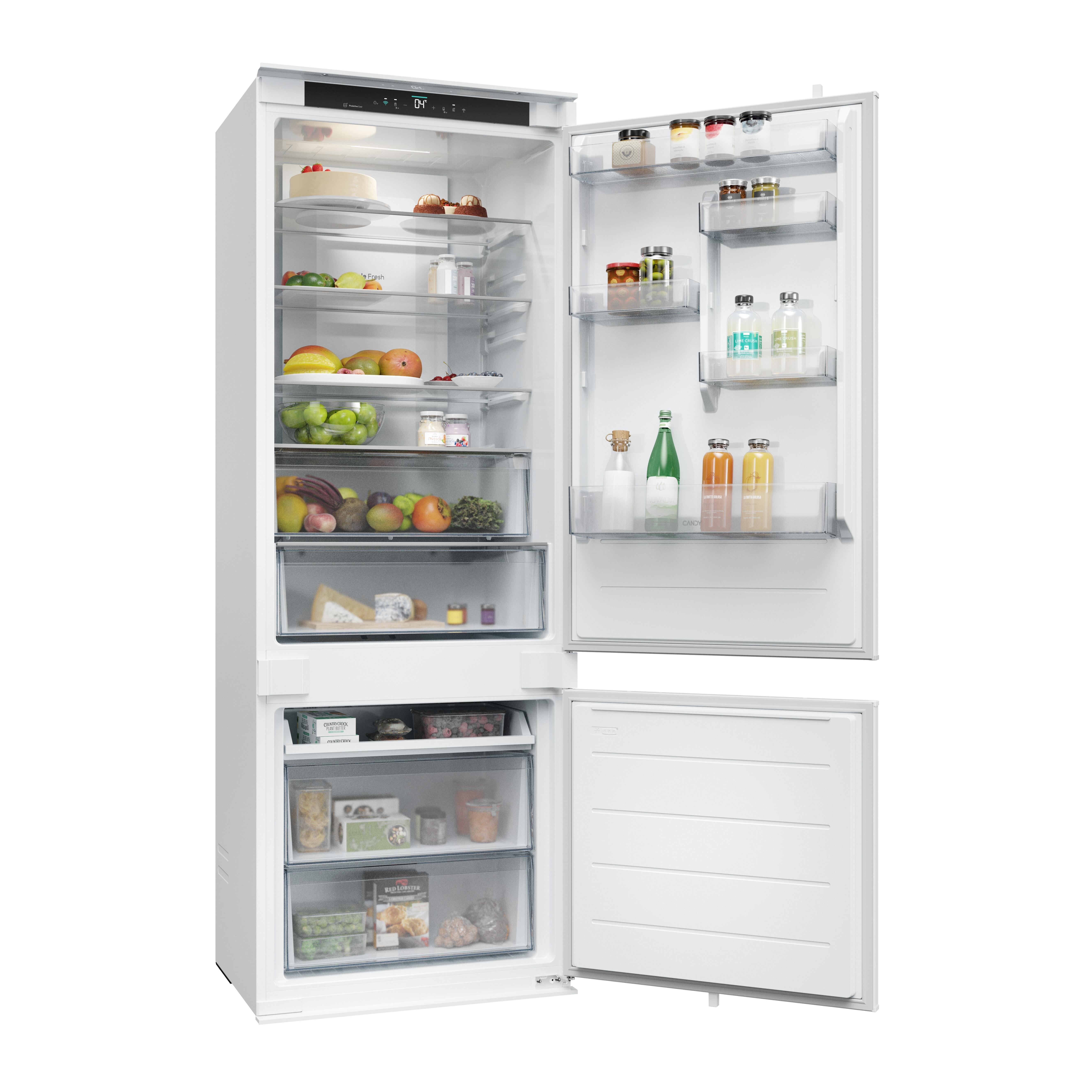 Frigorífico combi CANDY CNBQT3719EW Frío dinámico 193cm 382L blanco clase E - 10