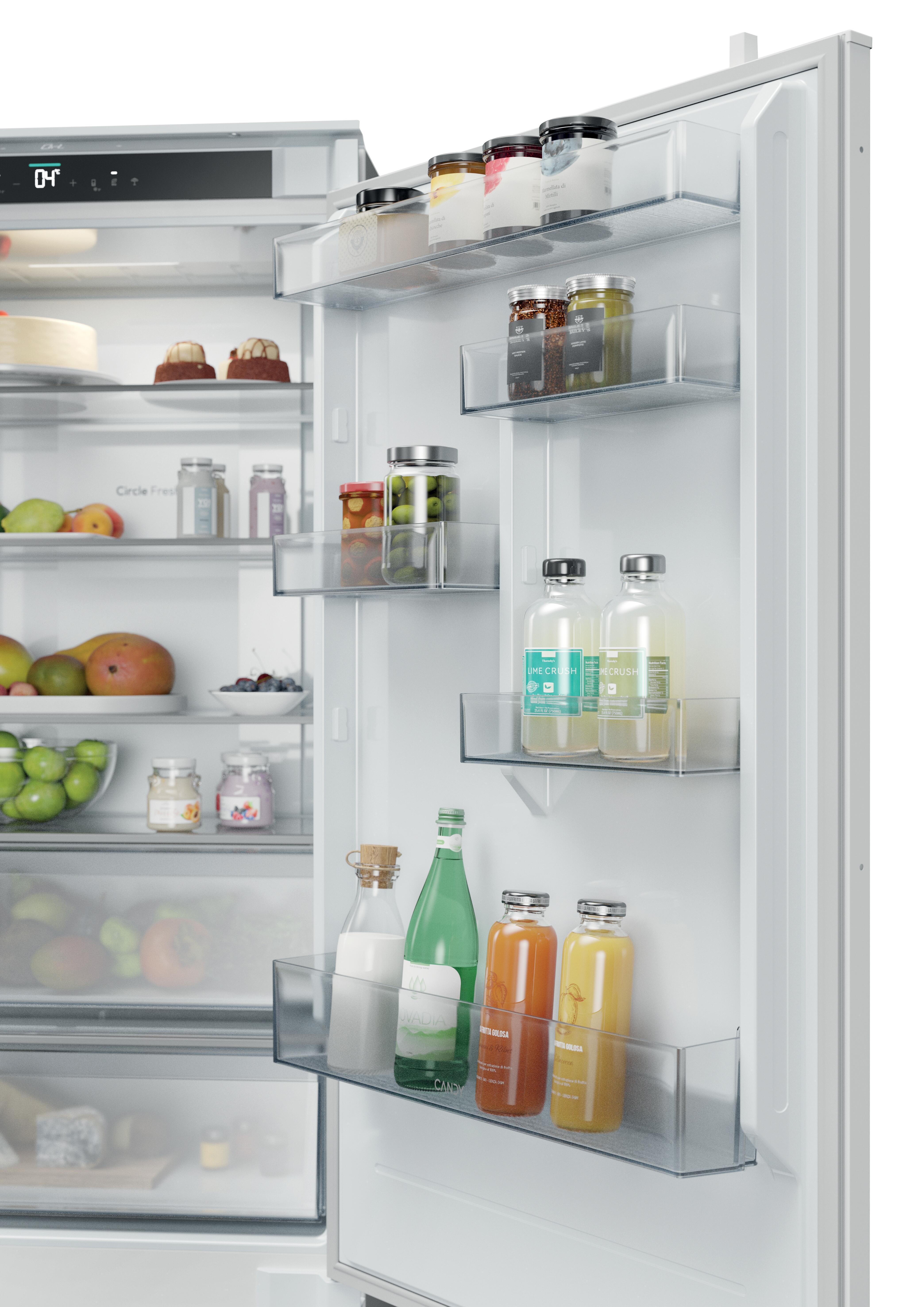 Frigorífico combi CANDY CNBQT3719EW Frío dinámico 193cm 382L blanco clase E - 11