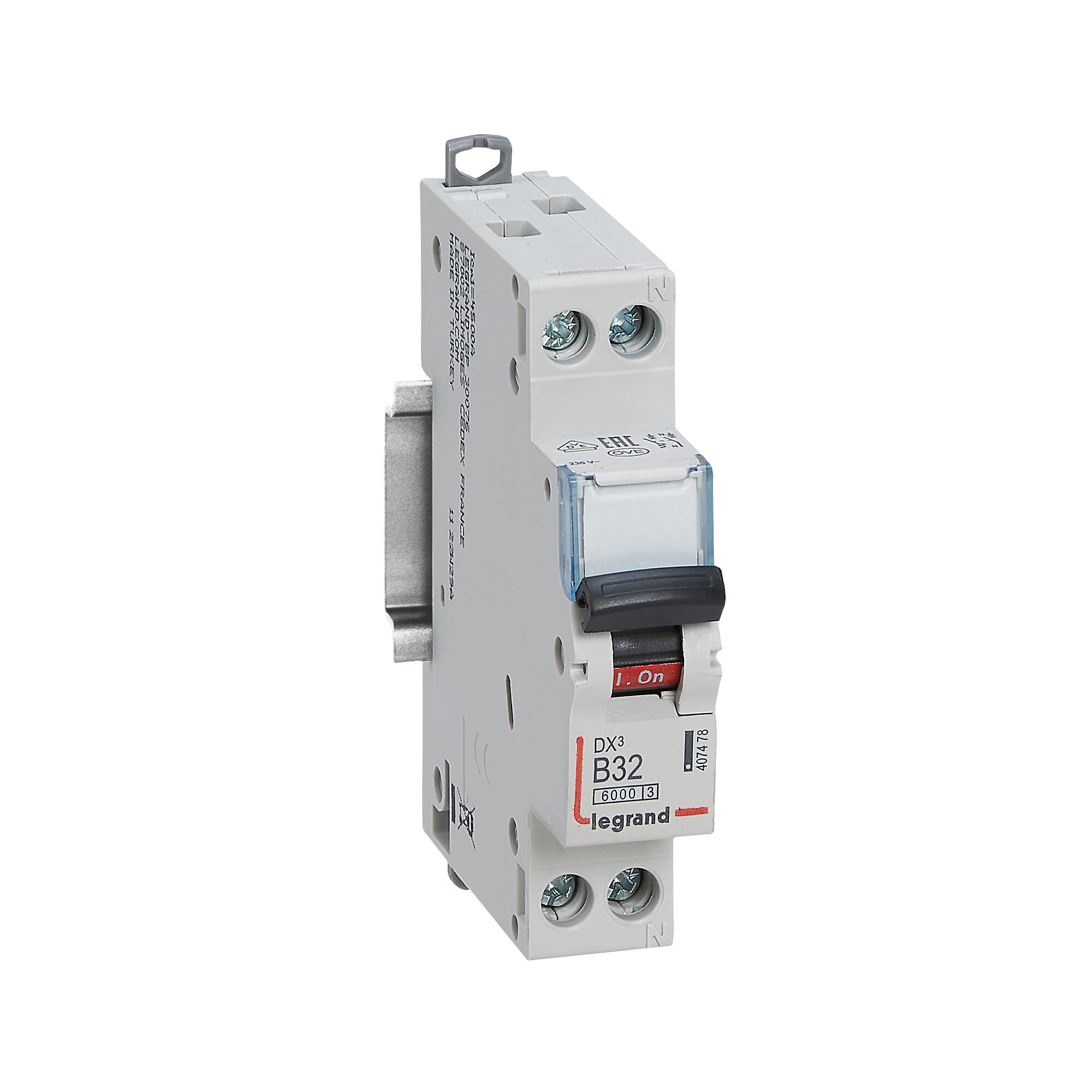 Intrerupator automat Legrand DX3, 1P+NR, 6 kA, B32