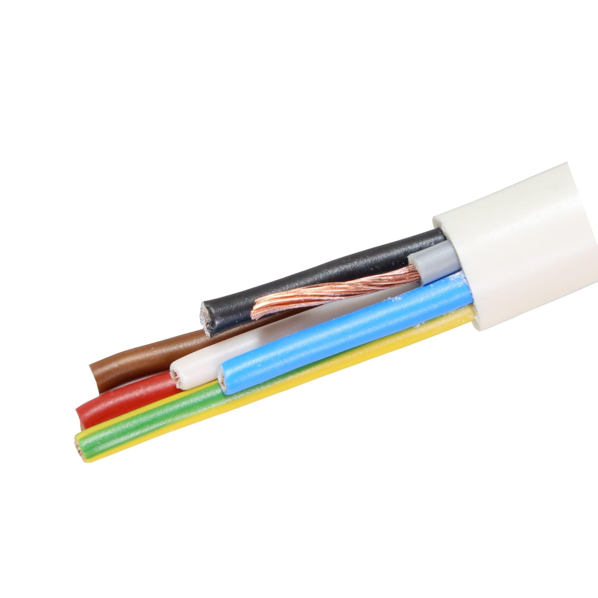 Cablu electric MYYM, 7 x 1.5 mm², 250 m, alb | Leroy Merlin