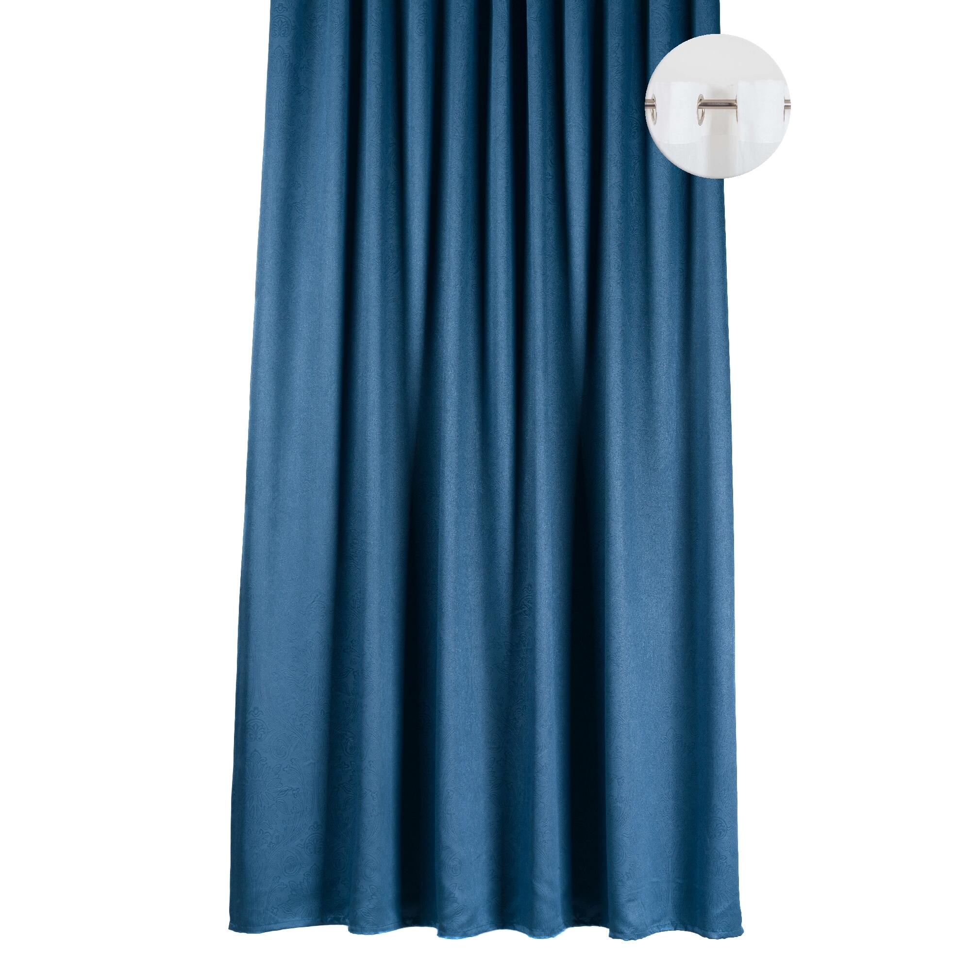 Draperie 135 x 260 cm Cora, cu inele