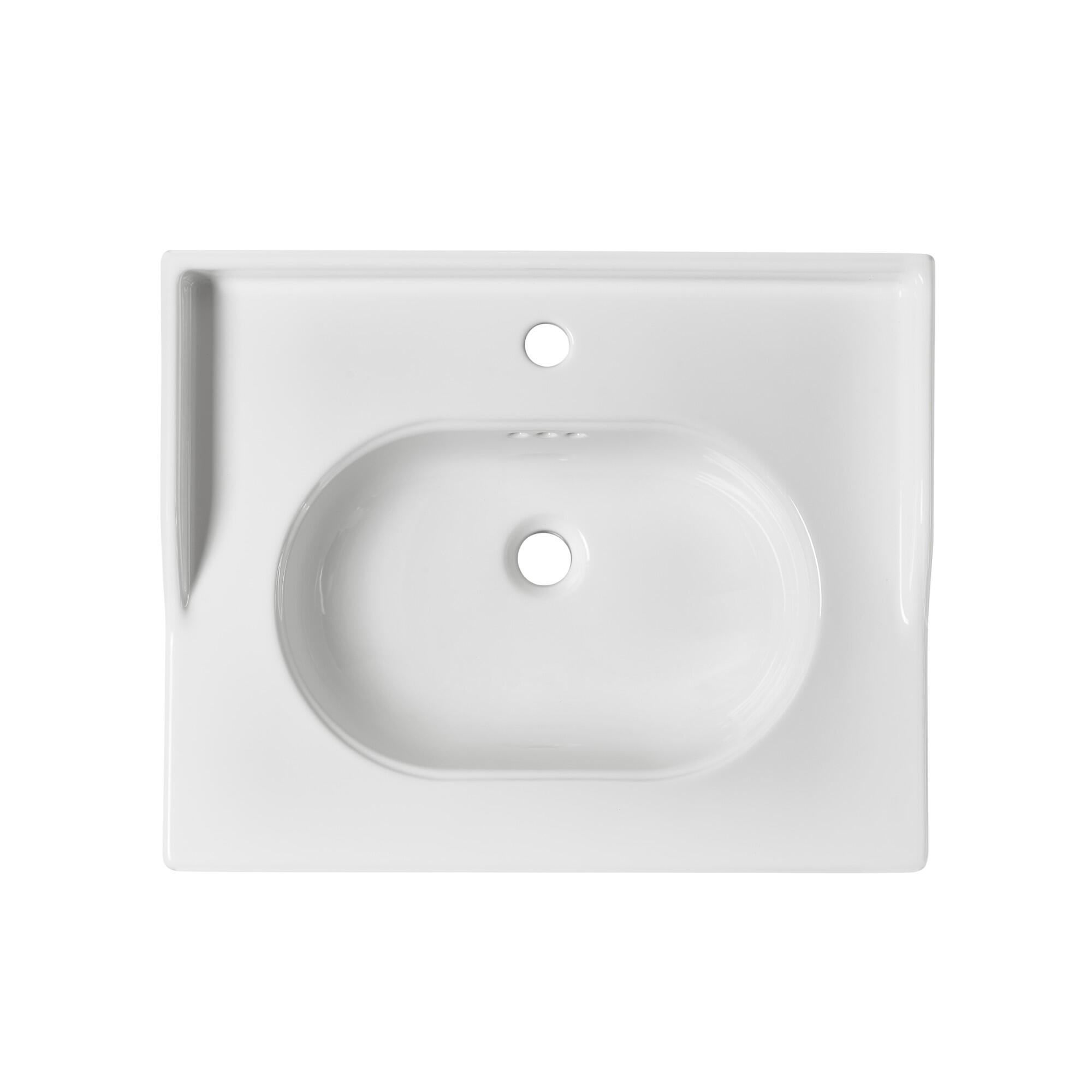 Lavoar incastrat Sensea Charm, 61 x 49 cm, alb