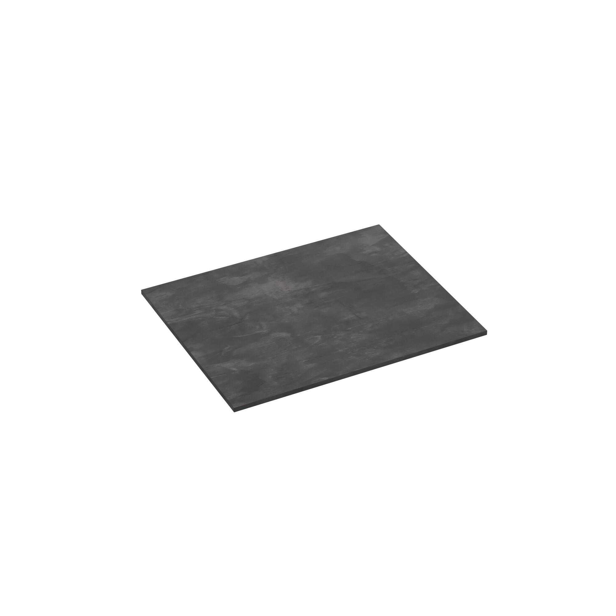 Blat baie, PAL, Sensea Studio, 61 x 49 x 1.2 cm, antracit gri