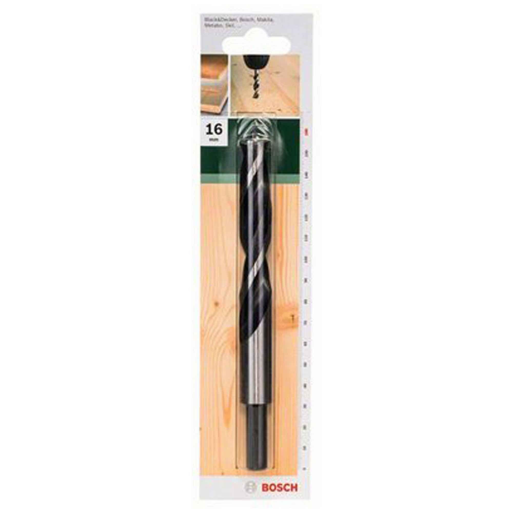 Burghiu lemn Bosch, elicoidal, 16 x 160 mm