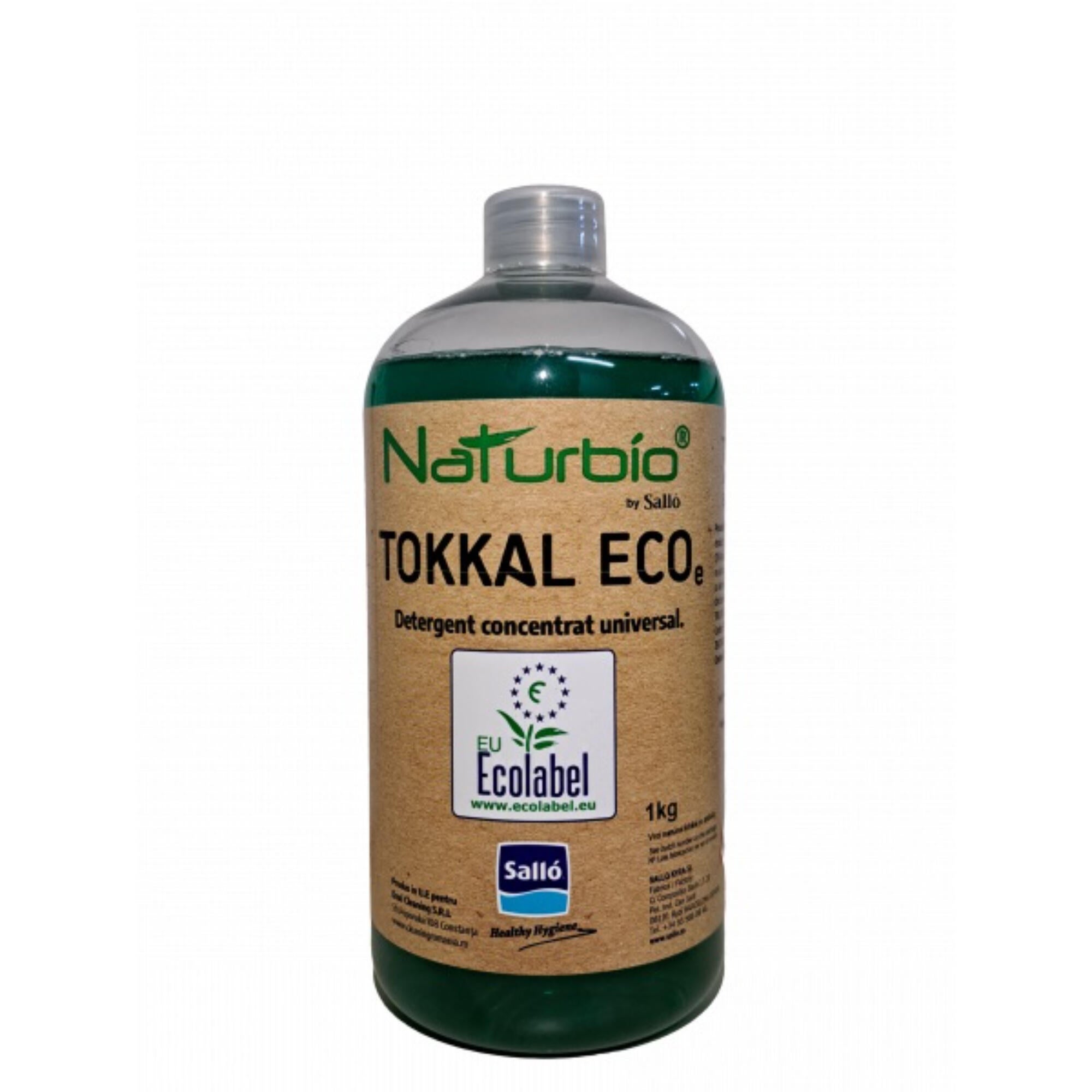 Detergent conconcentrat pentru curatarea mobilei, parchetului sau a gresiei, Naturbio Tokkal, 1 L