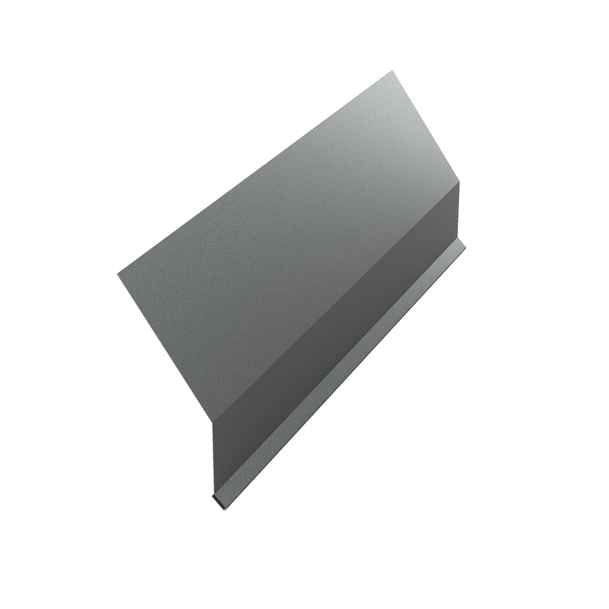 Bordura rupere panta convexa Bilka, gri grafit mat, 208 mm x 0.40