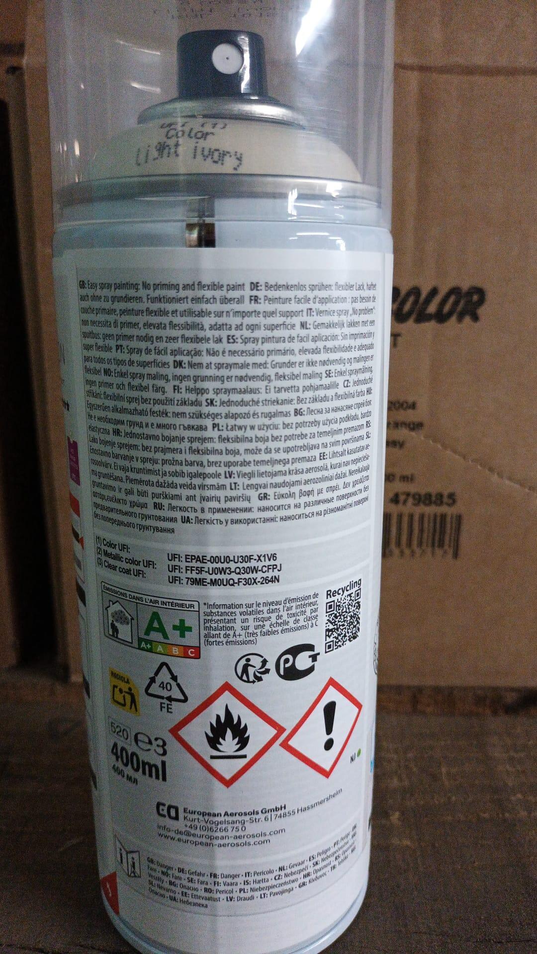 Spray brilhante Dupli-color 400ml branco - 2