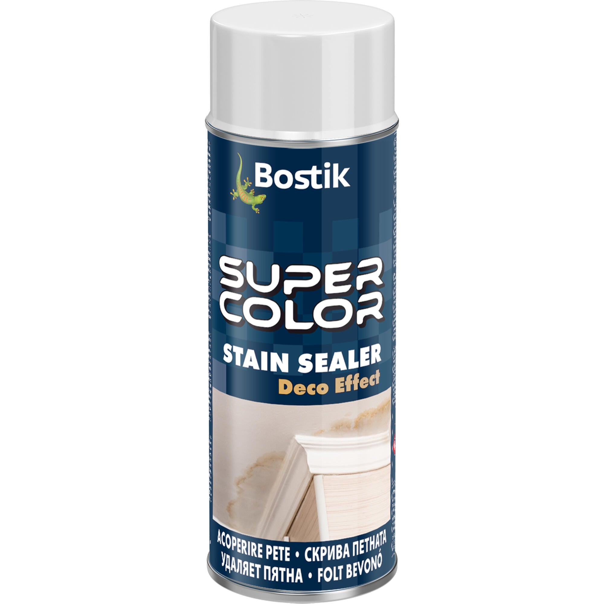 Spray vopsea pentru acoperirea petelor de pe pereti, Bostik, 400 ml