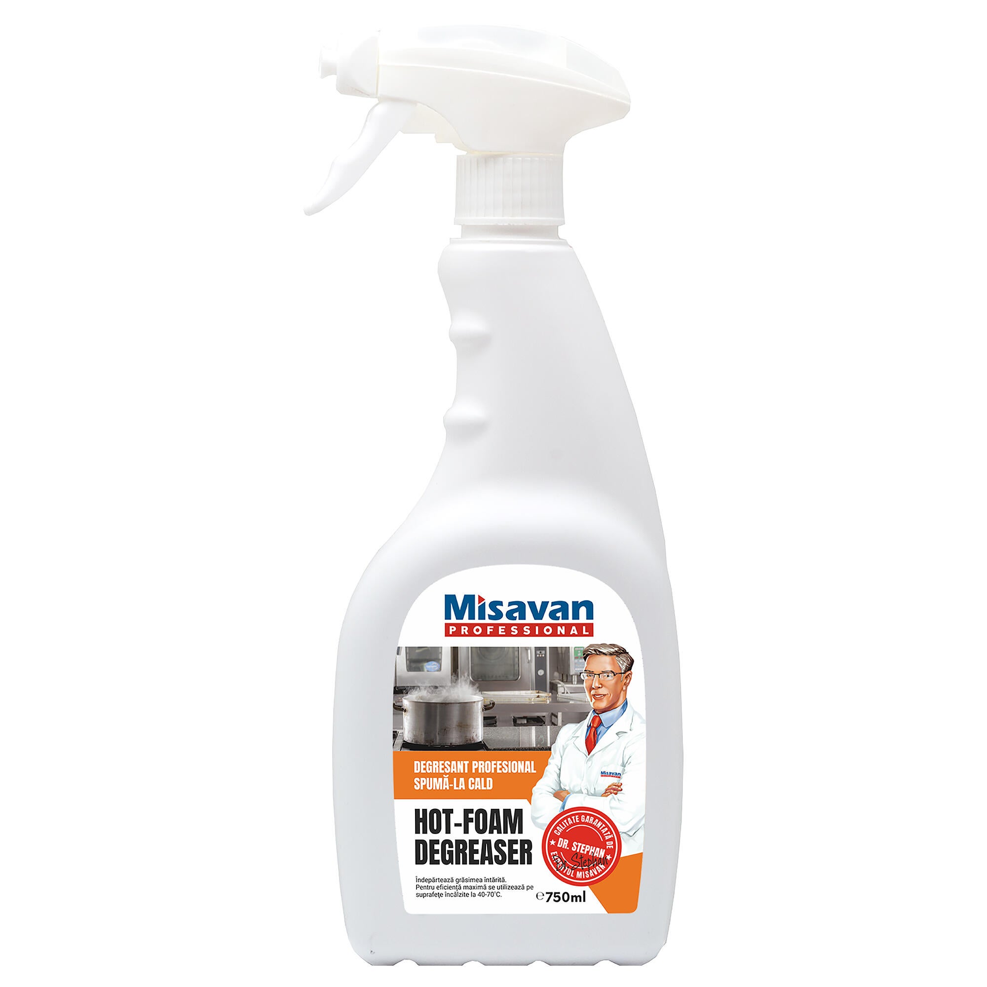 Degresant spuma la cald, pentru curatarea grasimii intarite, Dr. Stephan, 0.75 L