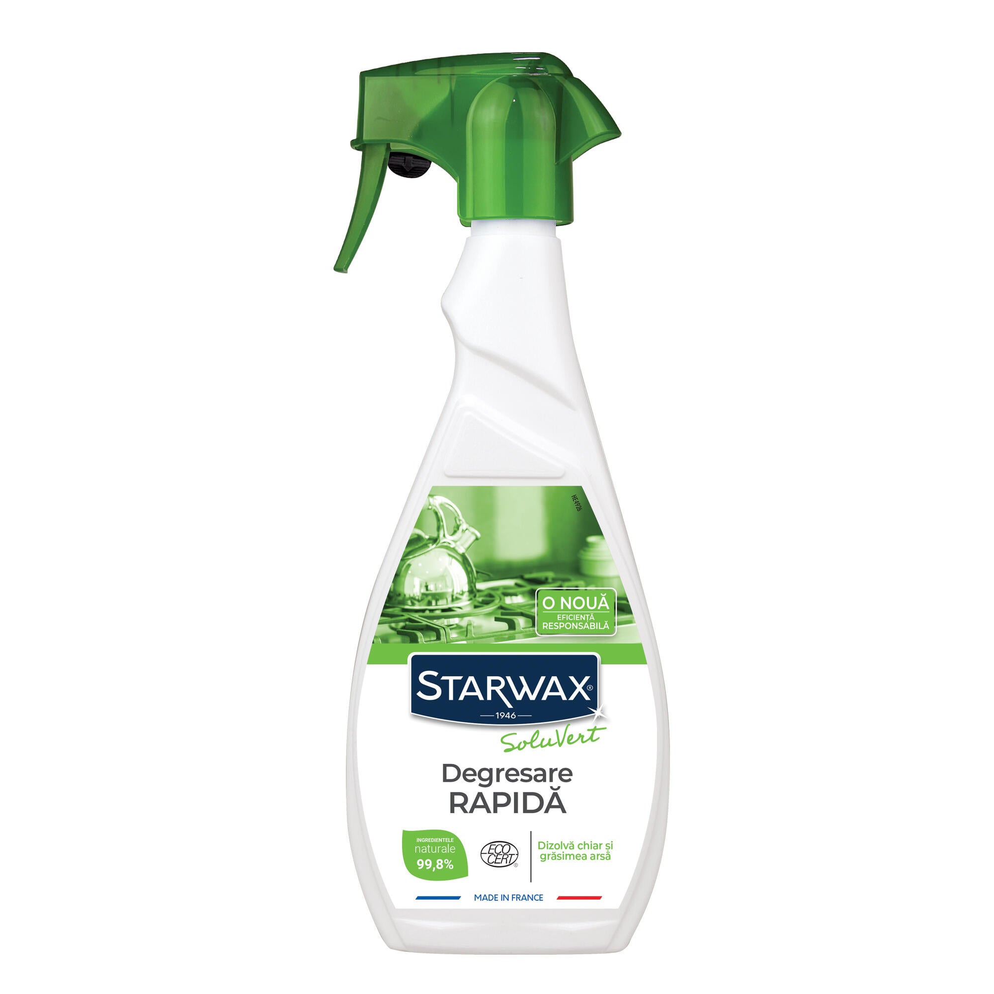 Solutie pentru degresarea rapida a suprafetelor din bucatarie, Starwax, 0.5 L