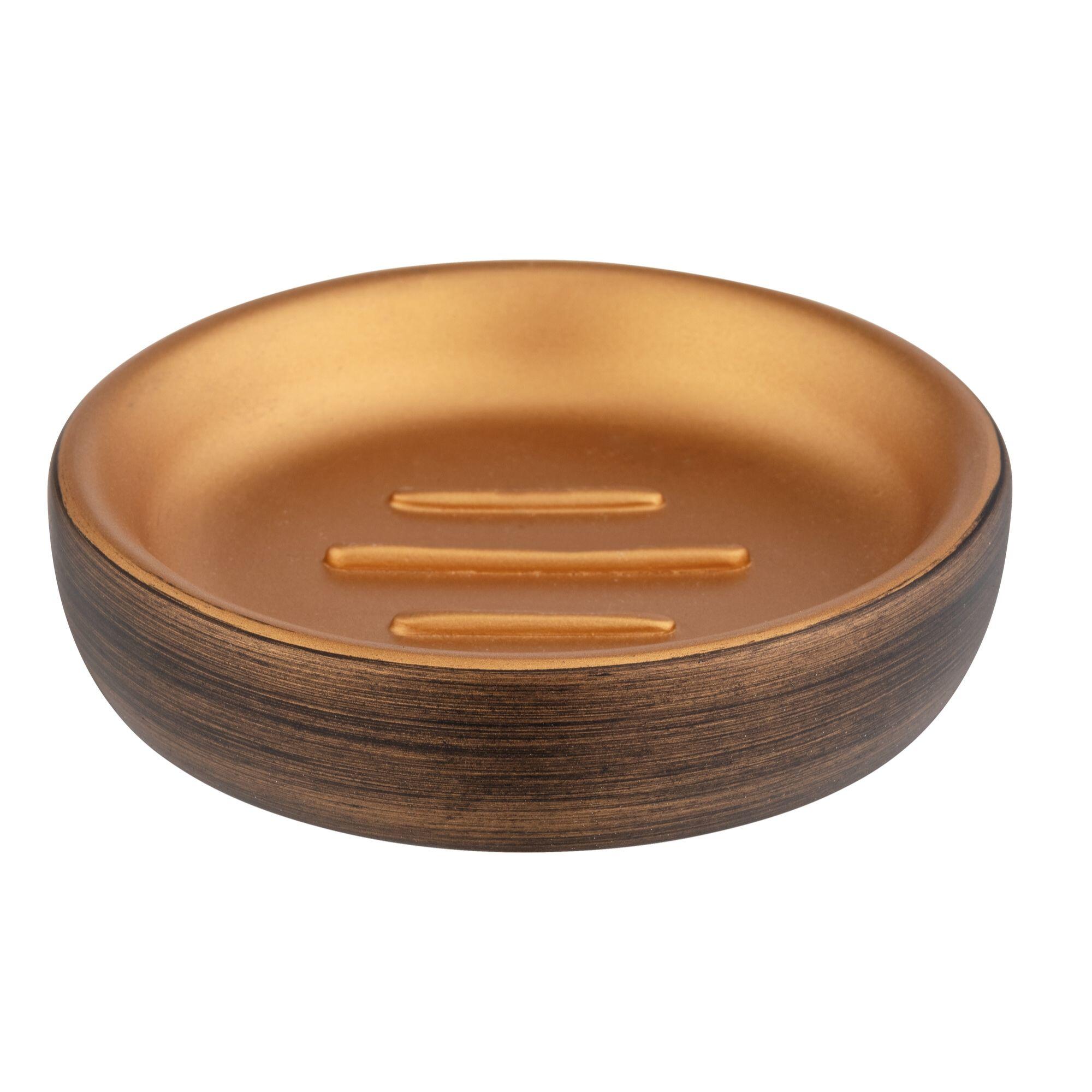 Savoniera Palena, din rasina, bronz lucios