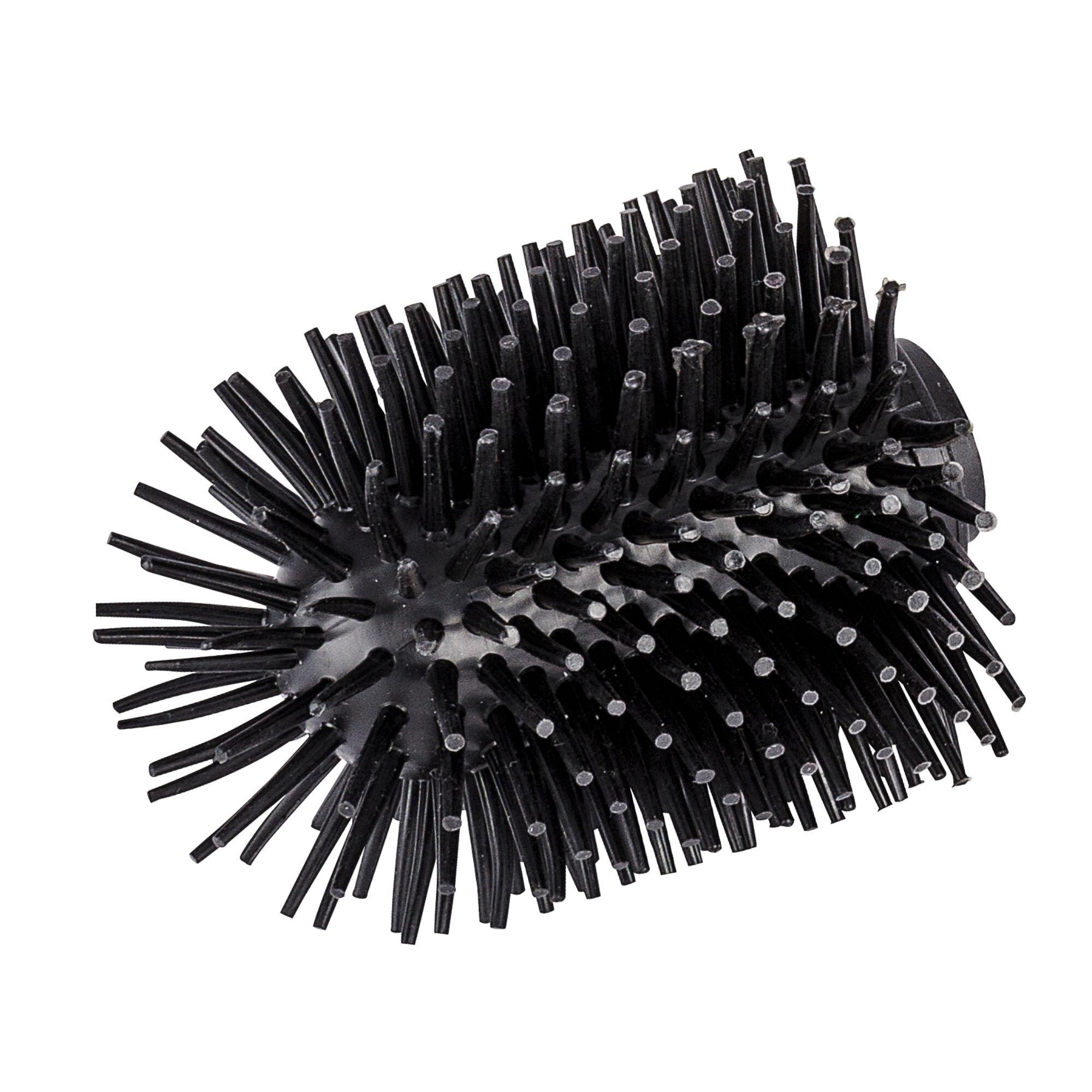 Rezerva perie WC, din plastic, negru