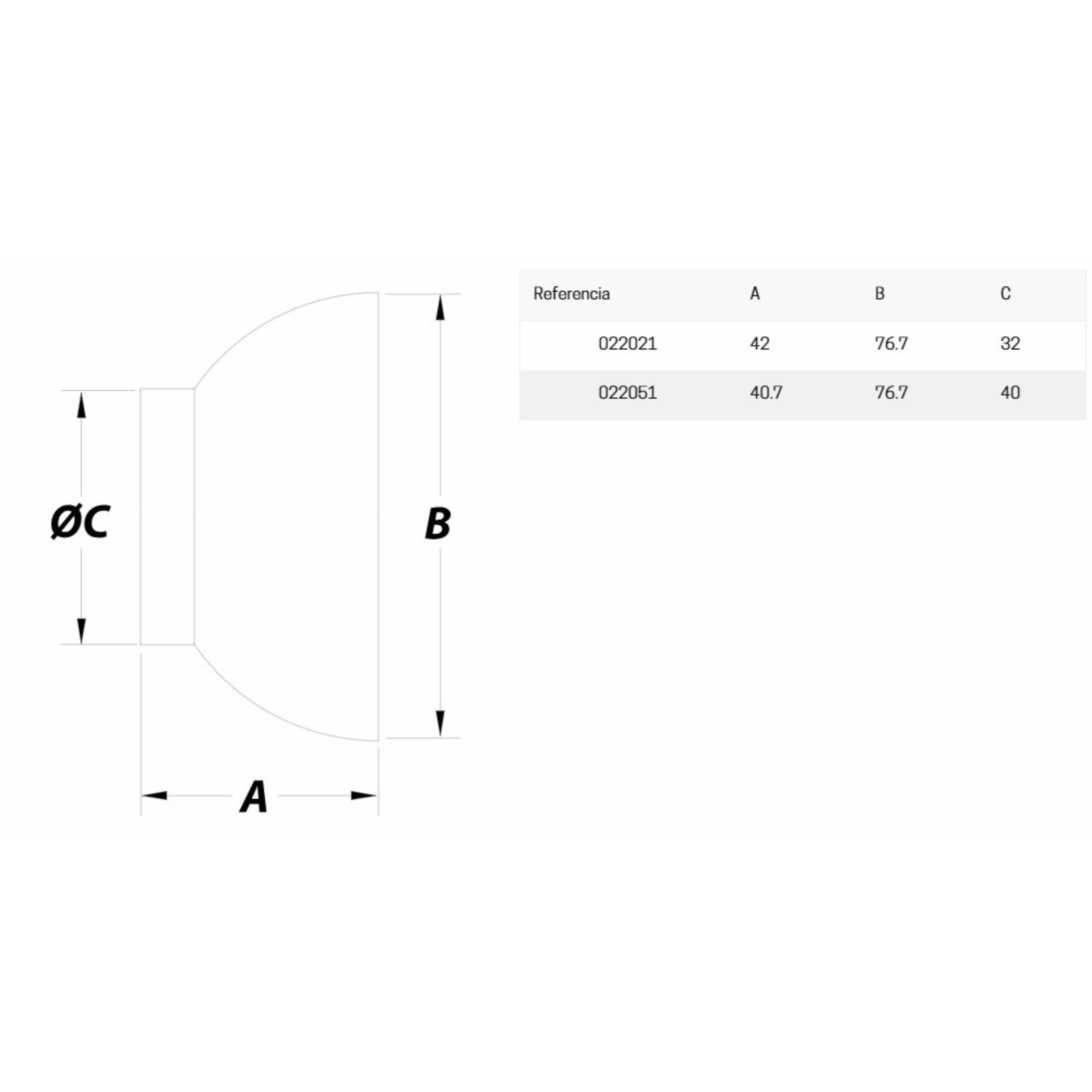 PLAFÓN EMBELLECEDOR 32MM ABS CROMADO - 2
