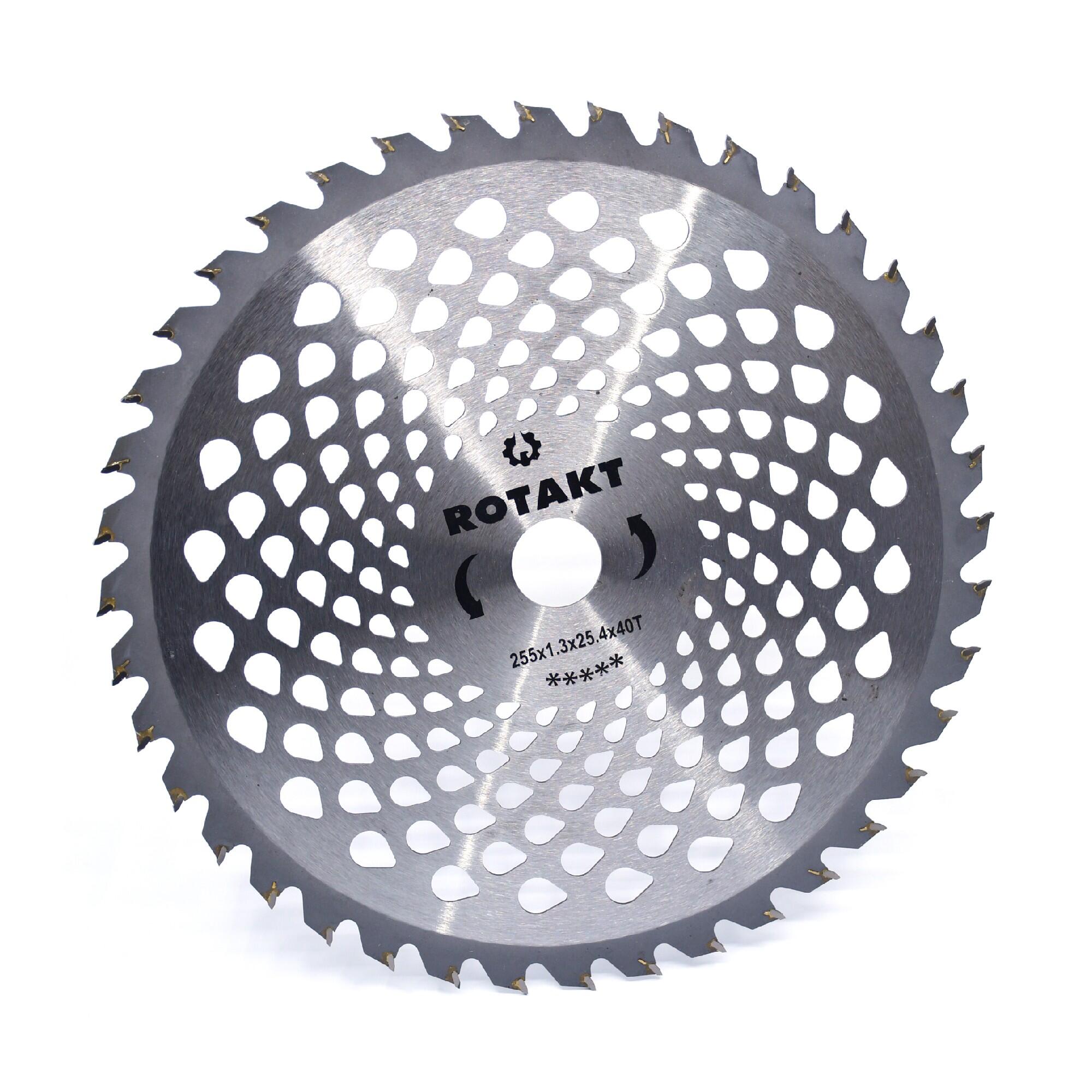 Disc motocoasa, Rotakt, 40 dinti Vidia, Ø 255 mm, grosime 1.3 mm