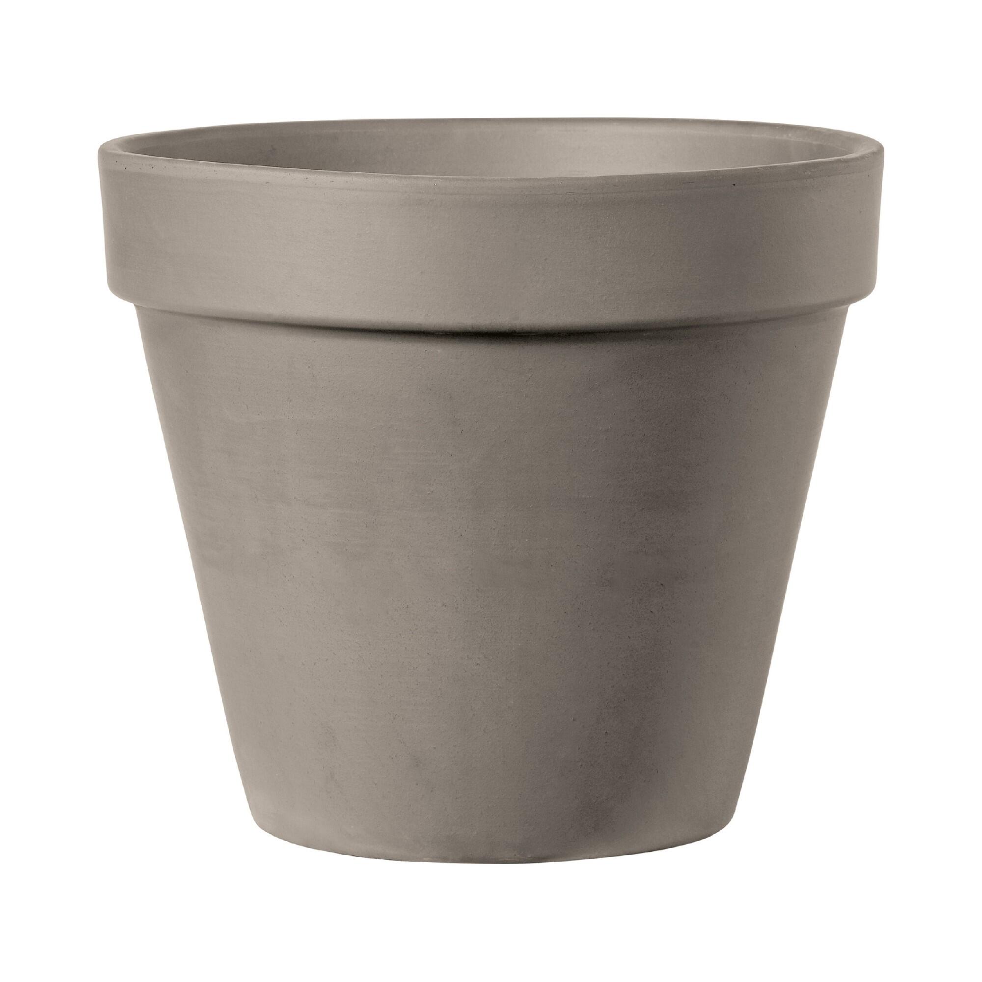 Ghiveci flori Standard, teracota, Ø 31 cm, gri