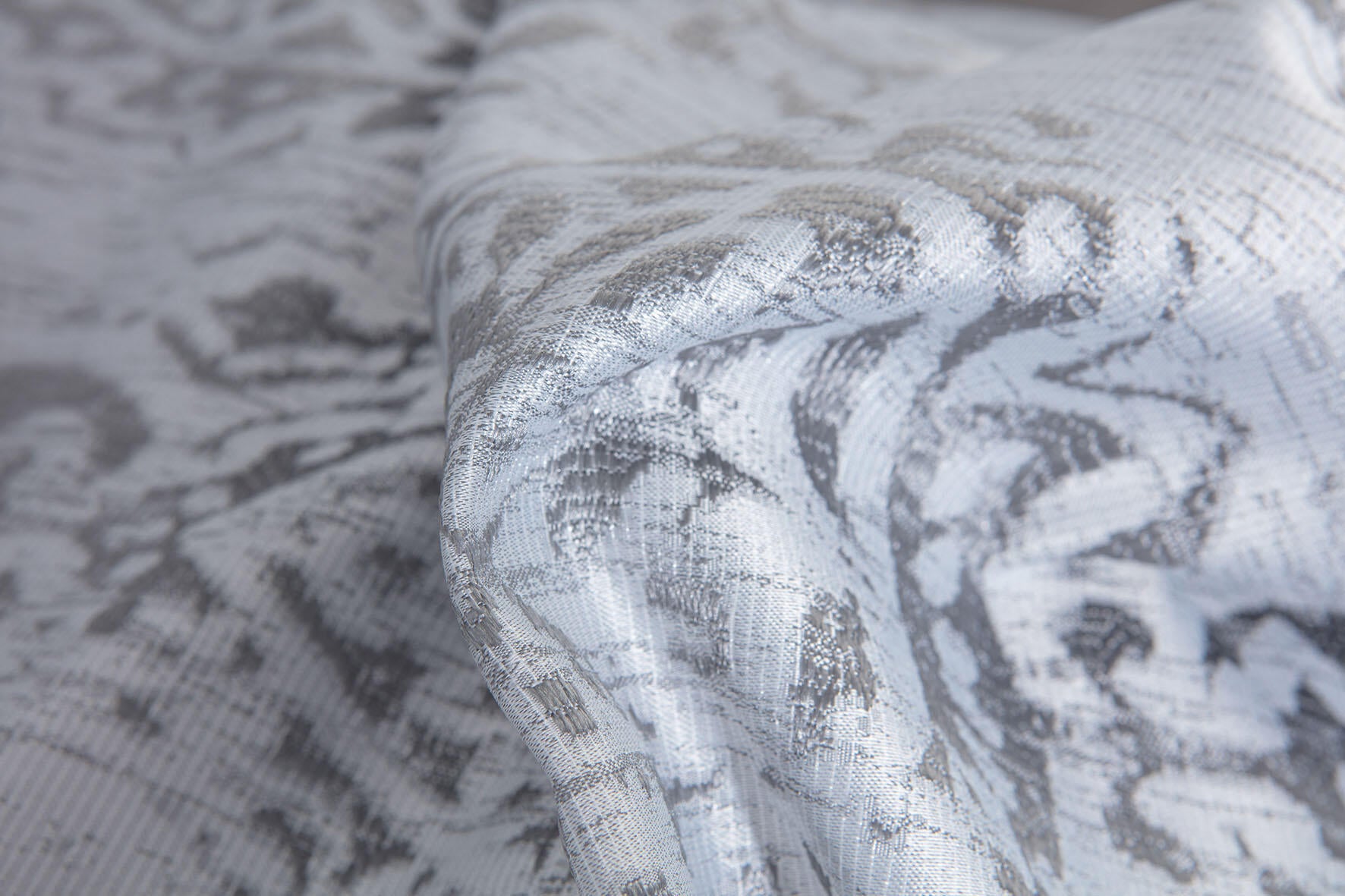 Cortinado ilhós Coralia 140x280cm cinza - 10