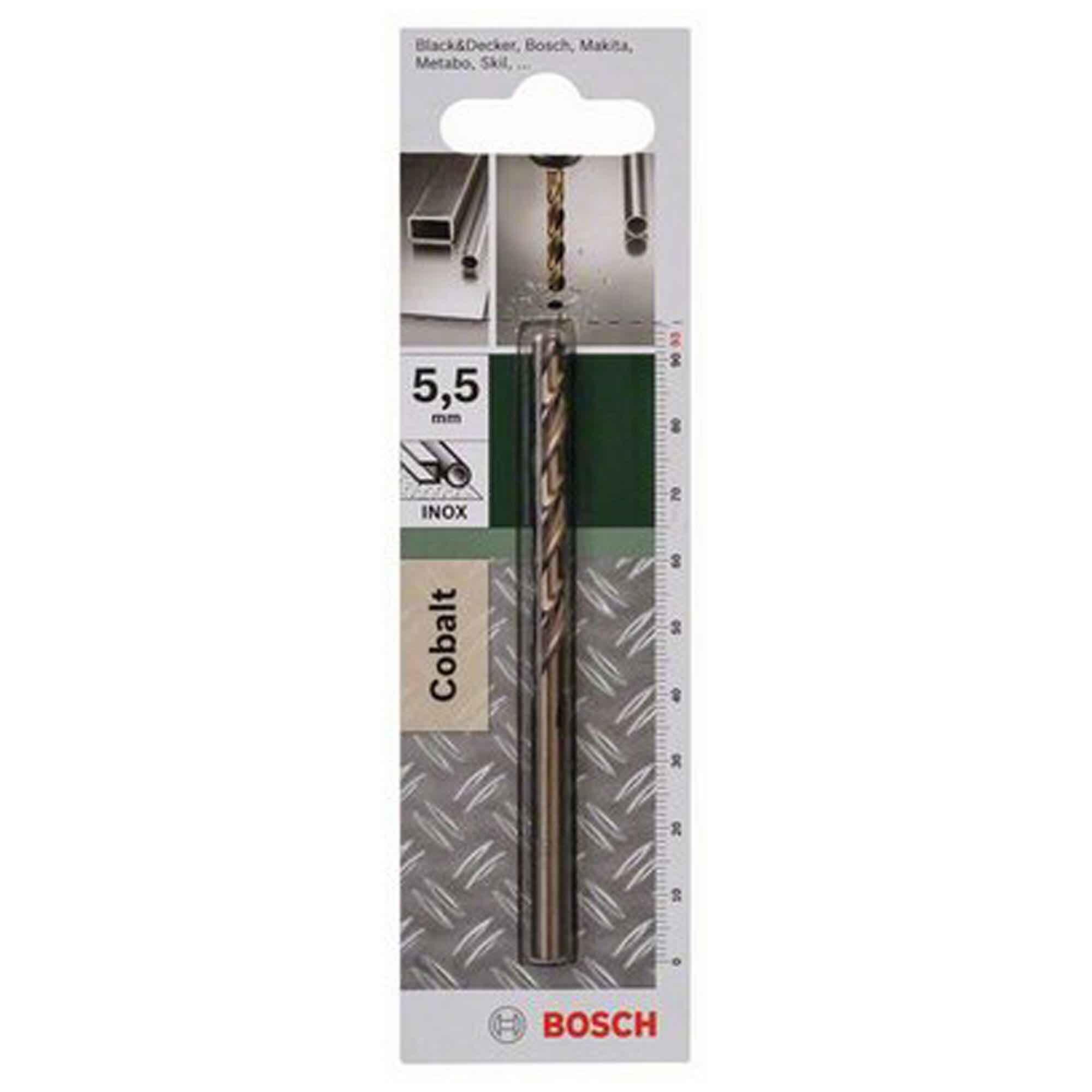 Burghiu metal HSS-CO Bosch, 5.5 x 93 mm
