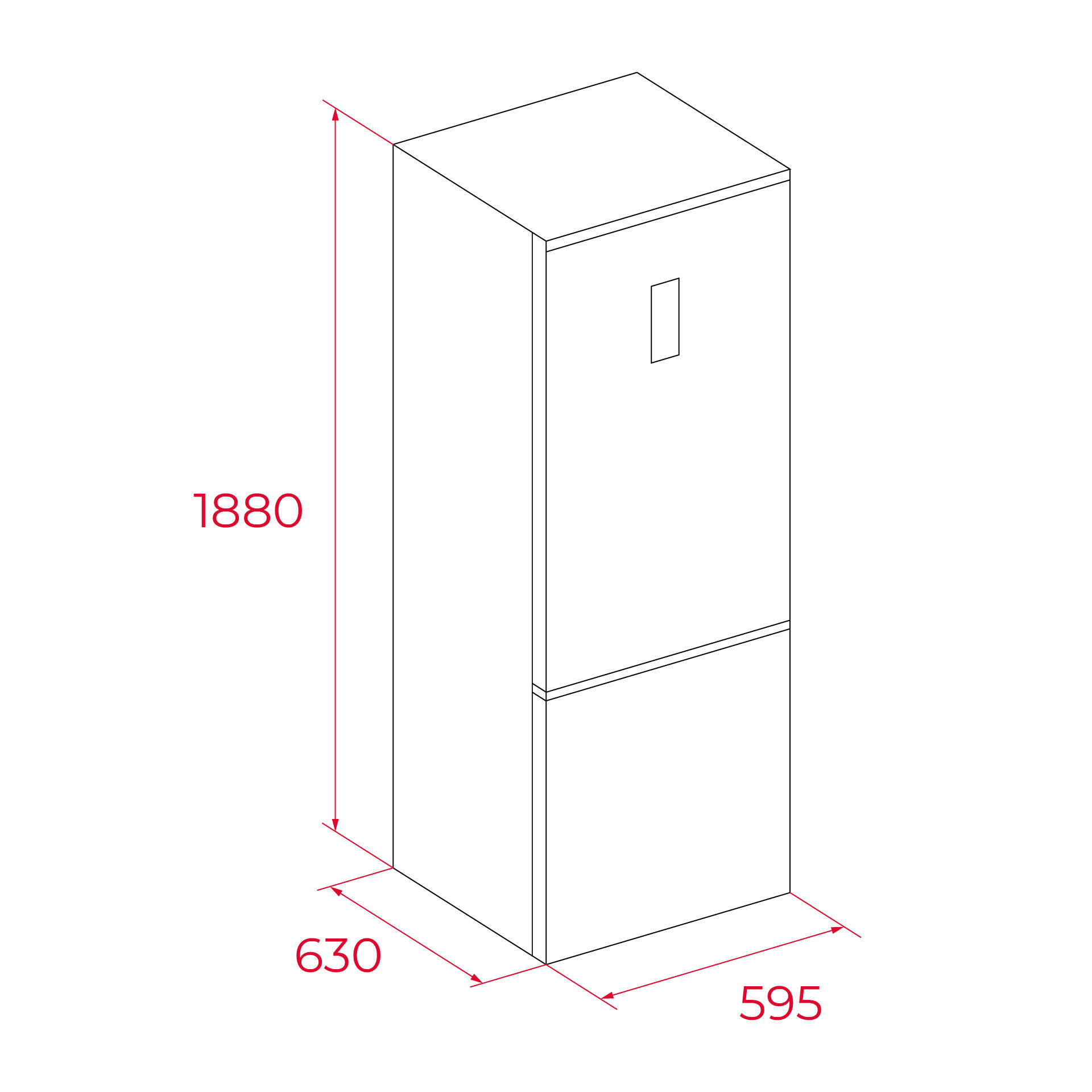 Frigorífico combi TEKA RBF 44630 INOX No Frost 188cm 310L inox clase D - 3