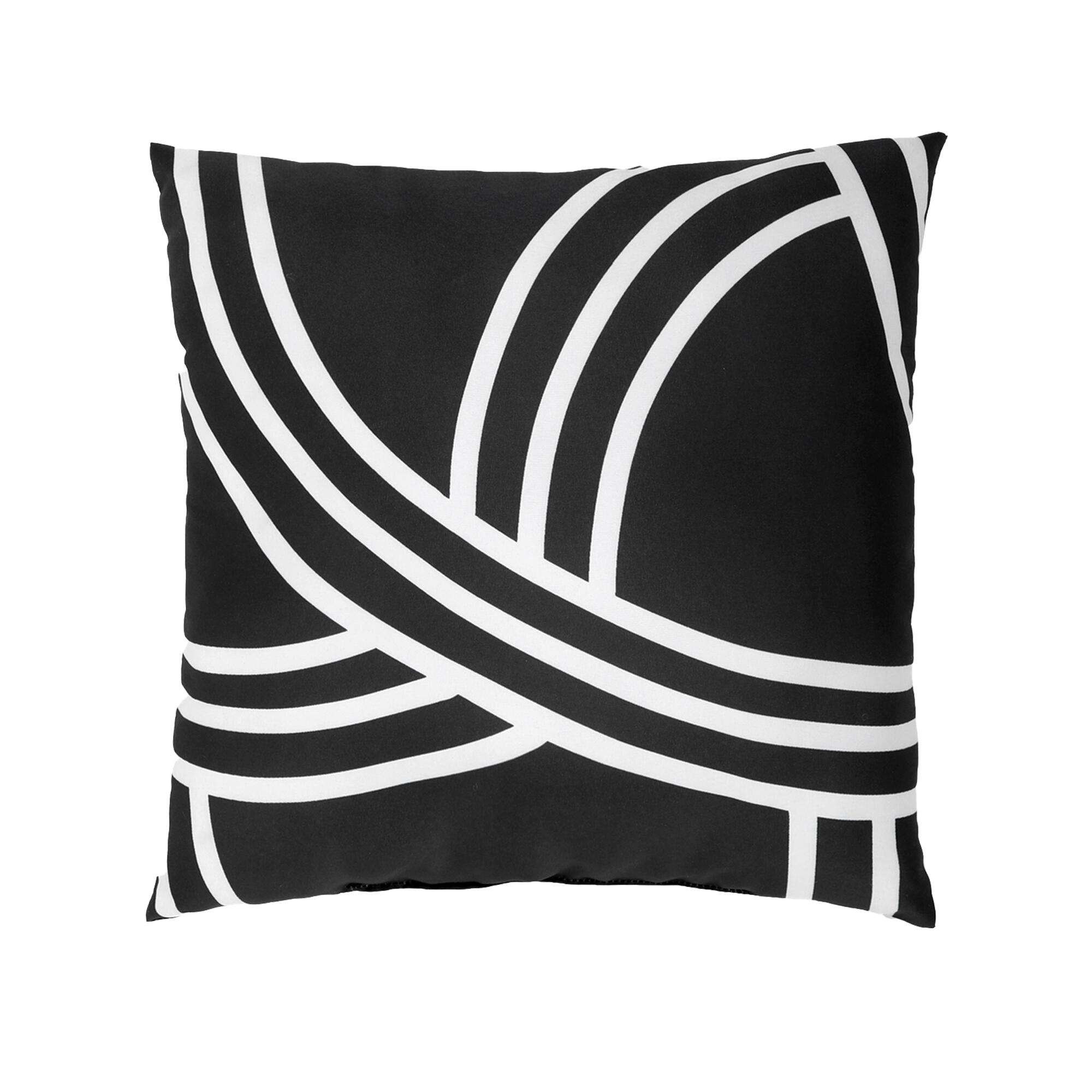 Perna decorativa Inspire Henri, 35 x 35 cm, negru/alb