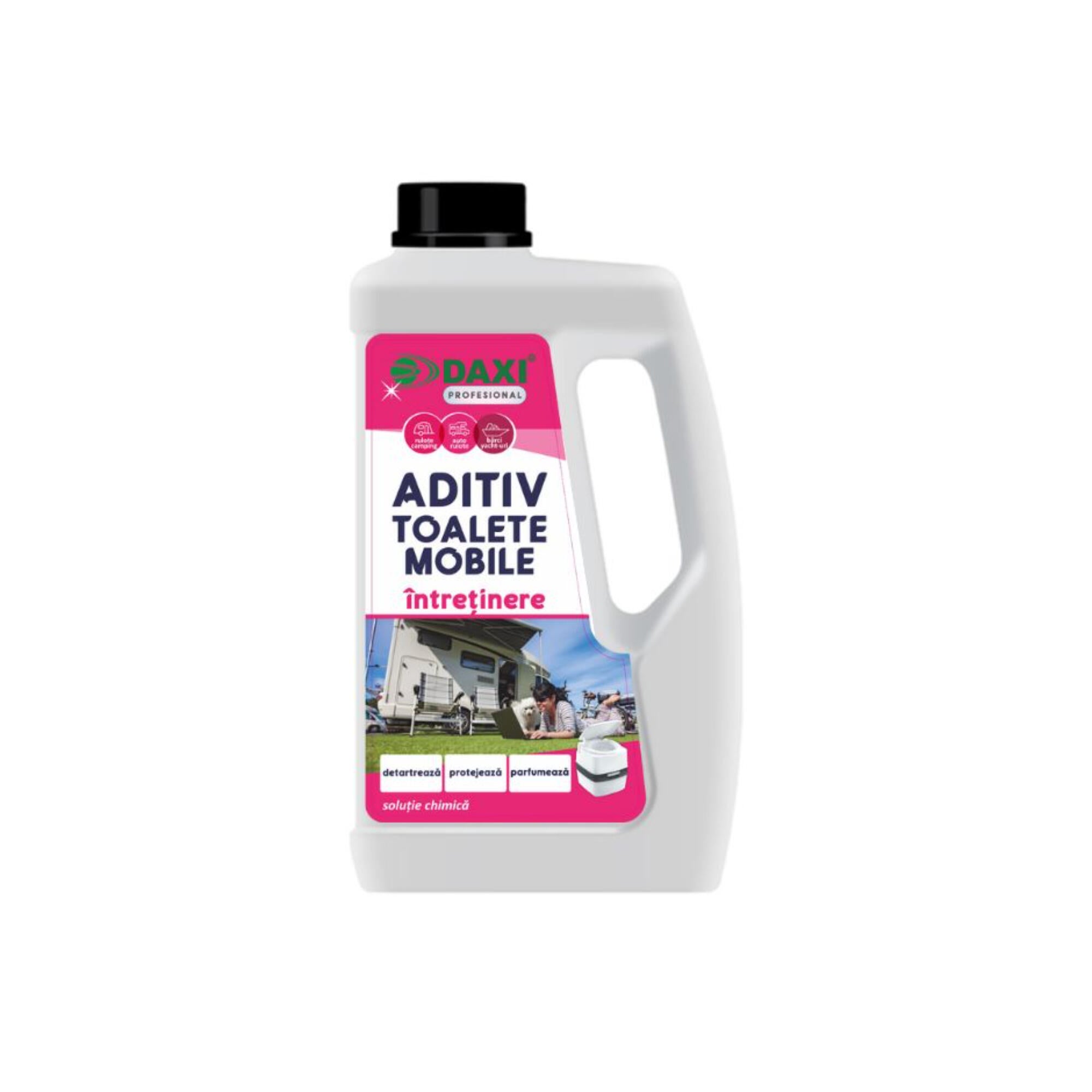 Aditiv biologic pentru detartrare si intretinere toaleta mobila, Daxi, 1.5 L