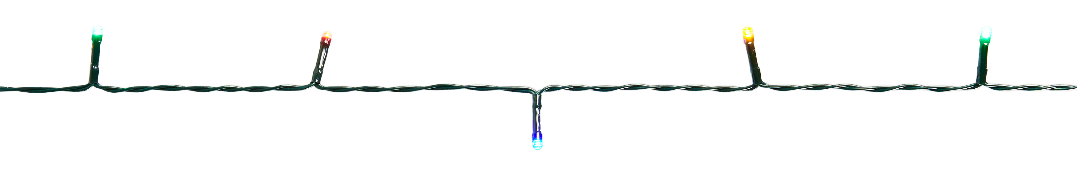 Lampki choinkowe zewnętrzne 100 LED 8 funkcji programator multikolor na baterie Cortina - 5