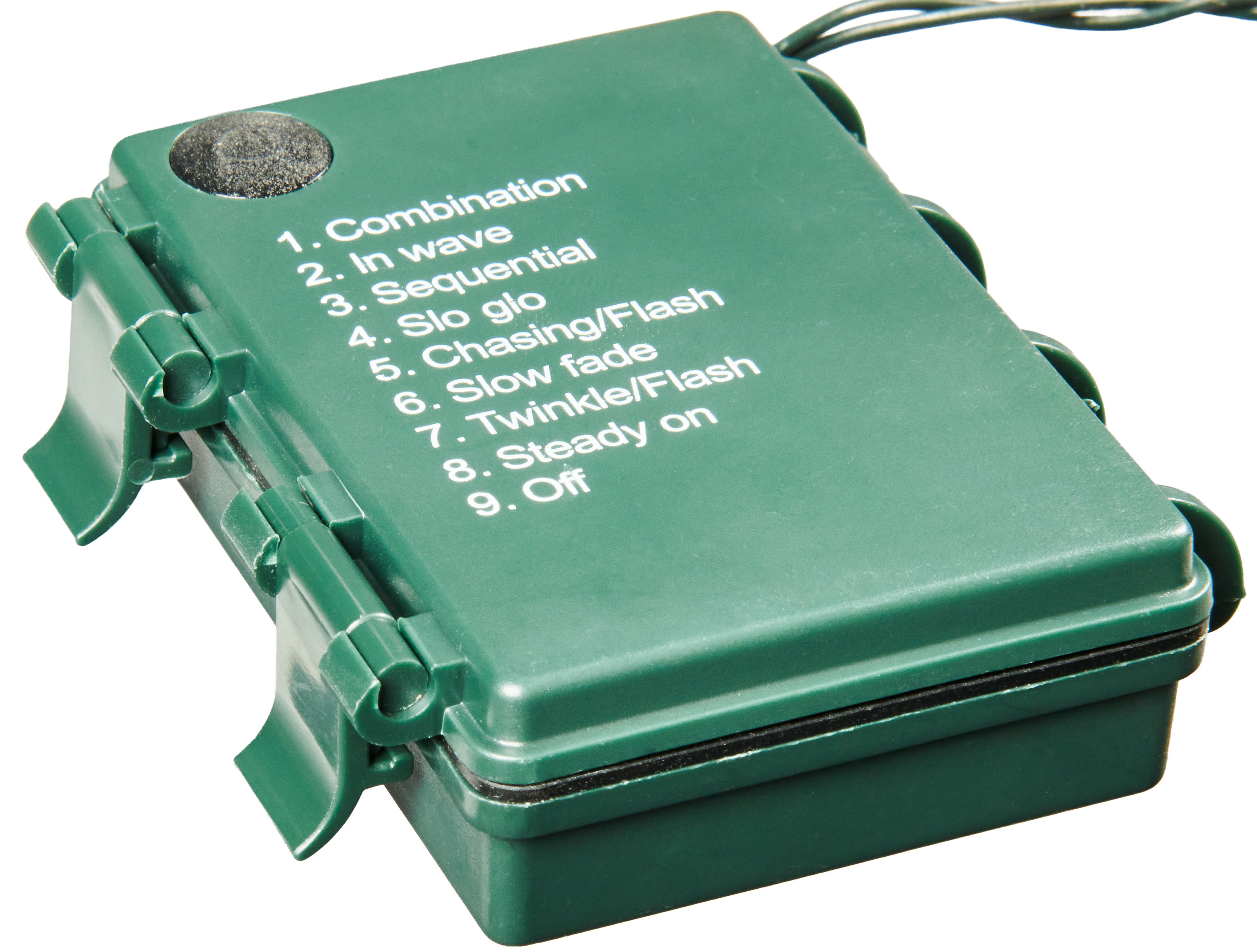 Lampki choinkowe zewnętrzne 100 LED 8 funkcji programator multikolor na baterie Cortina - 4