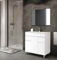 MUEBLE DE BAÑO LONDRES BLANCO 80X45CM 3 PUERTAS Y 2 CAJONES - 1
