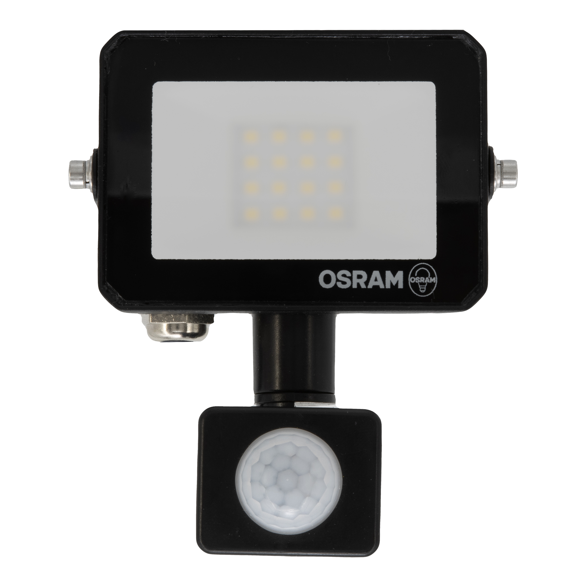 Projektor naświetlacz zewnętrzny z czujnikiem ruchu 10W 900lm IP65 czarny PIR OSRAM