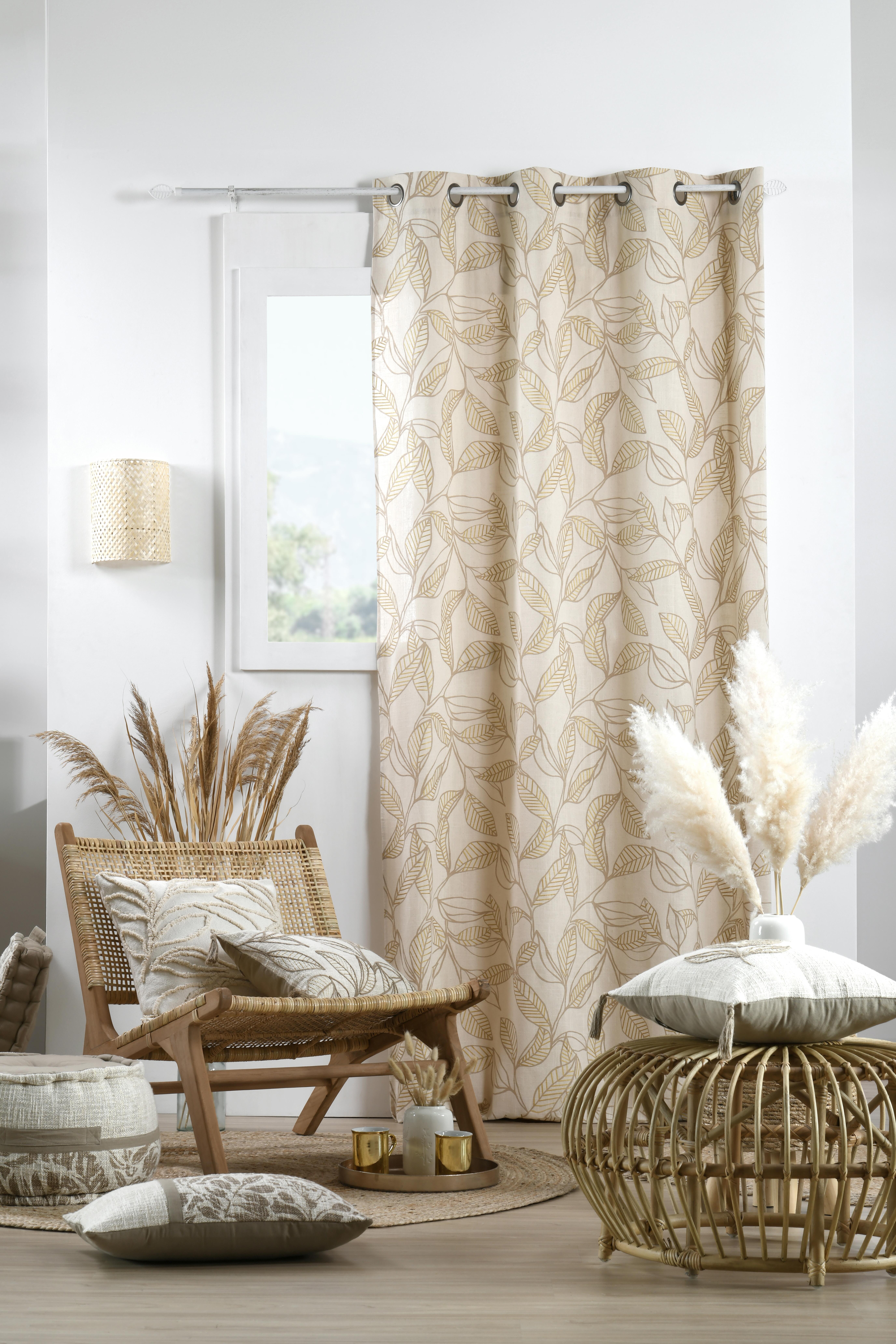 Coussin Hemera, beige l.40 x L.40 cm - 4