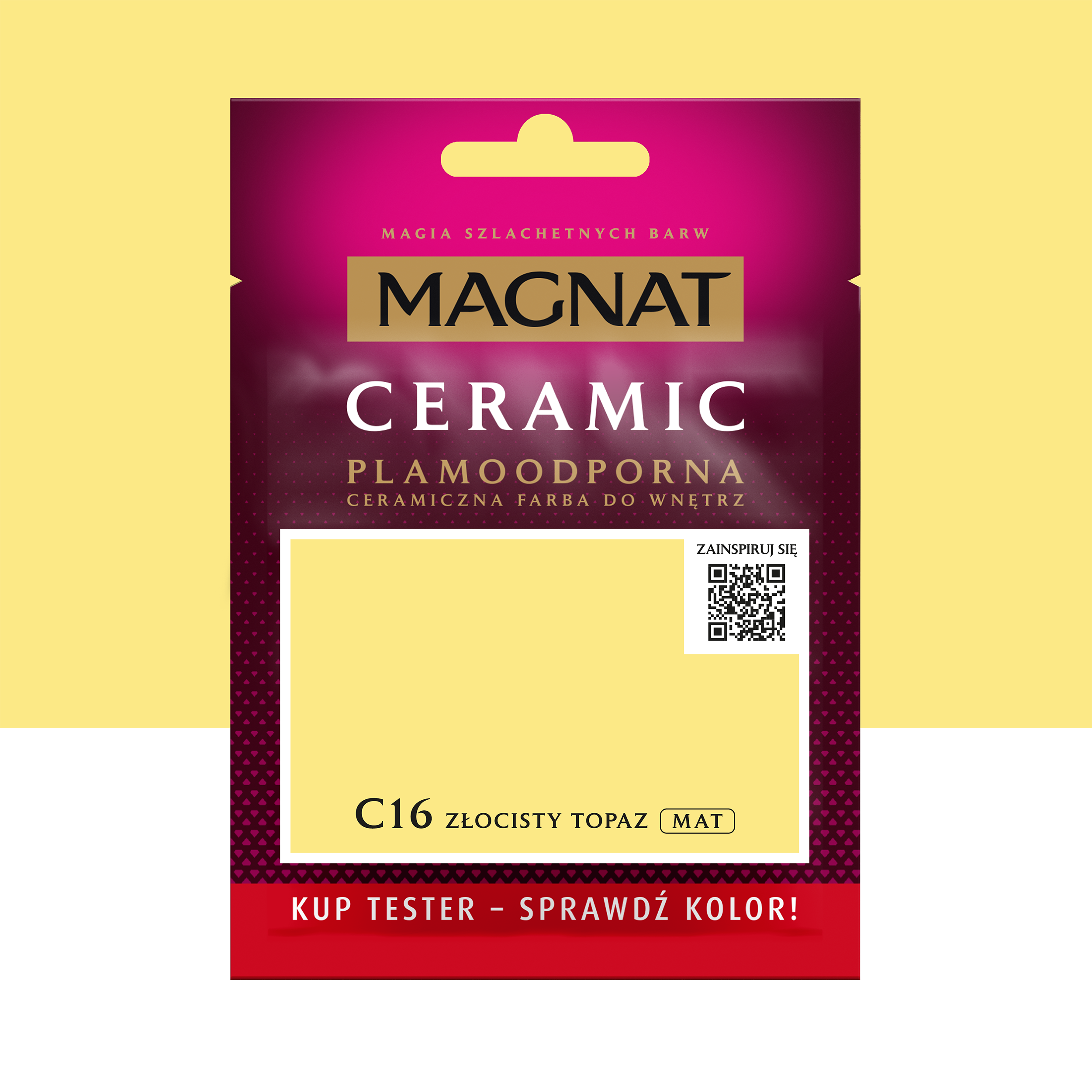 Tester farby Magnat Ceramic Złocisty topaz 30 ml