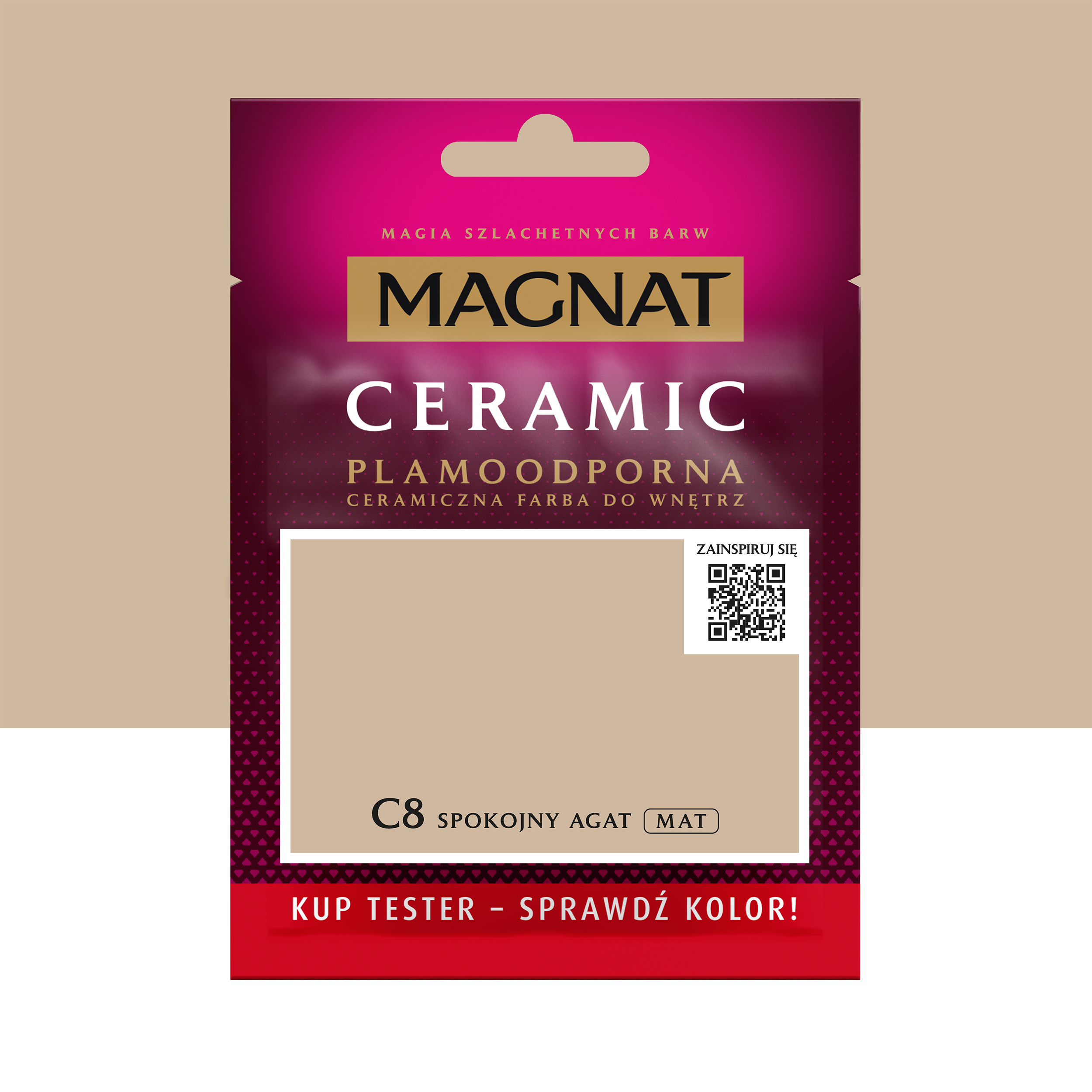 Tester farby Magnat Ceramic Spokojny agat 30 ml