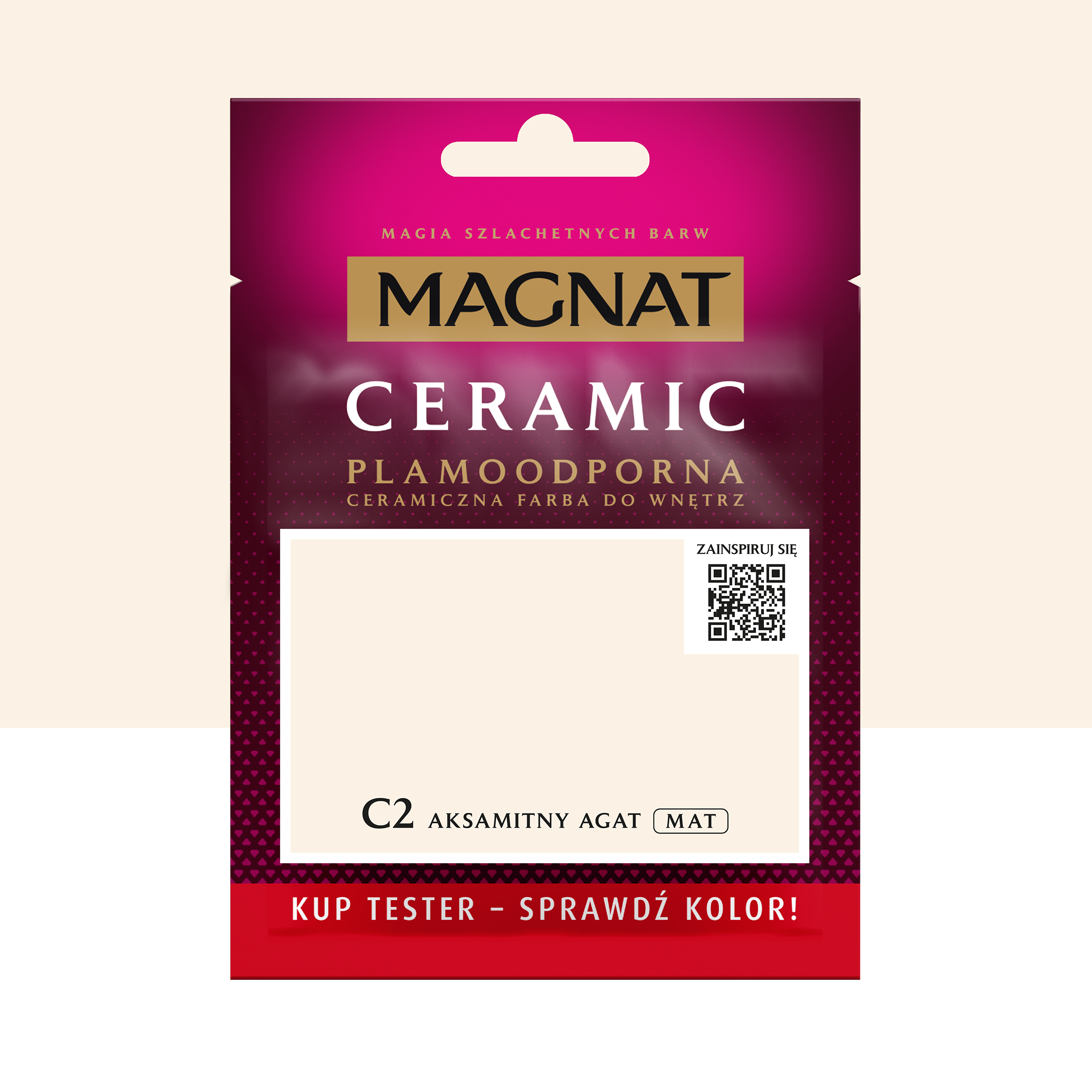 Tester farby Magnat Ceramic Aksamitny agat 30 ml