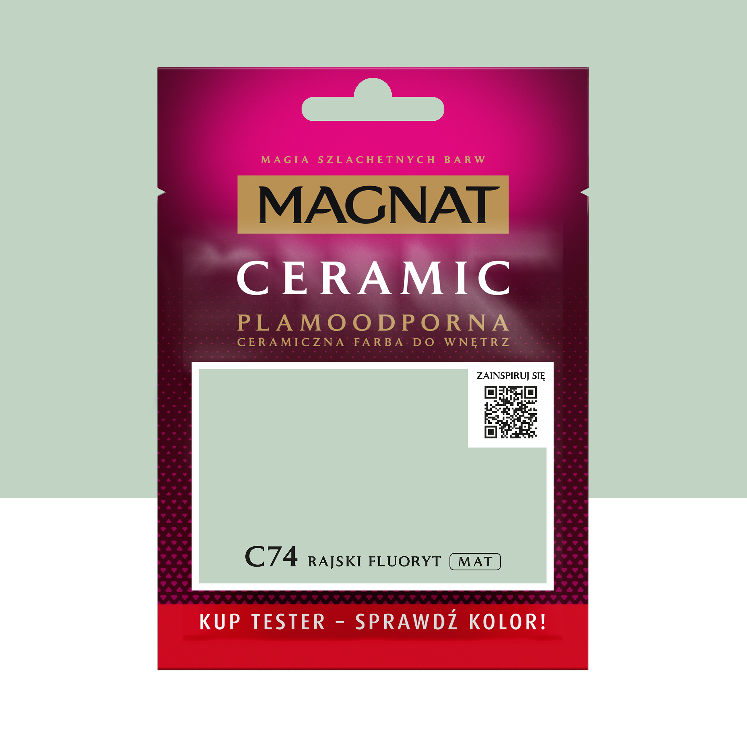Tester farby Magnat Plamoodporna Rajski fluoryt 30 ml