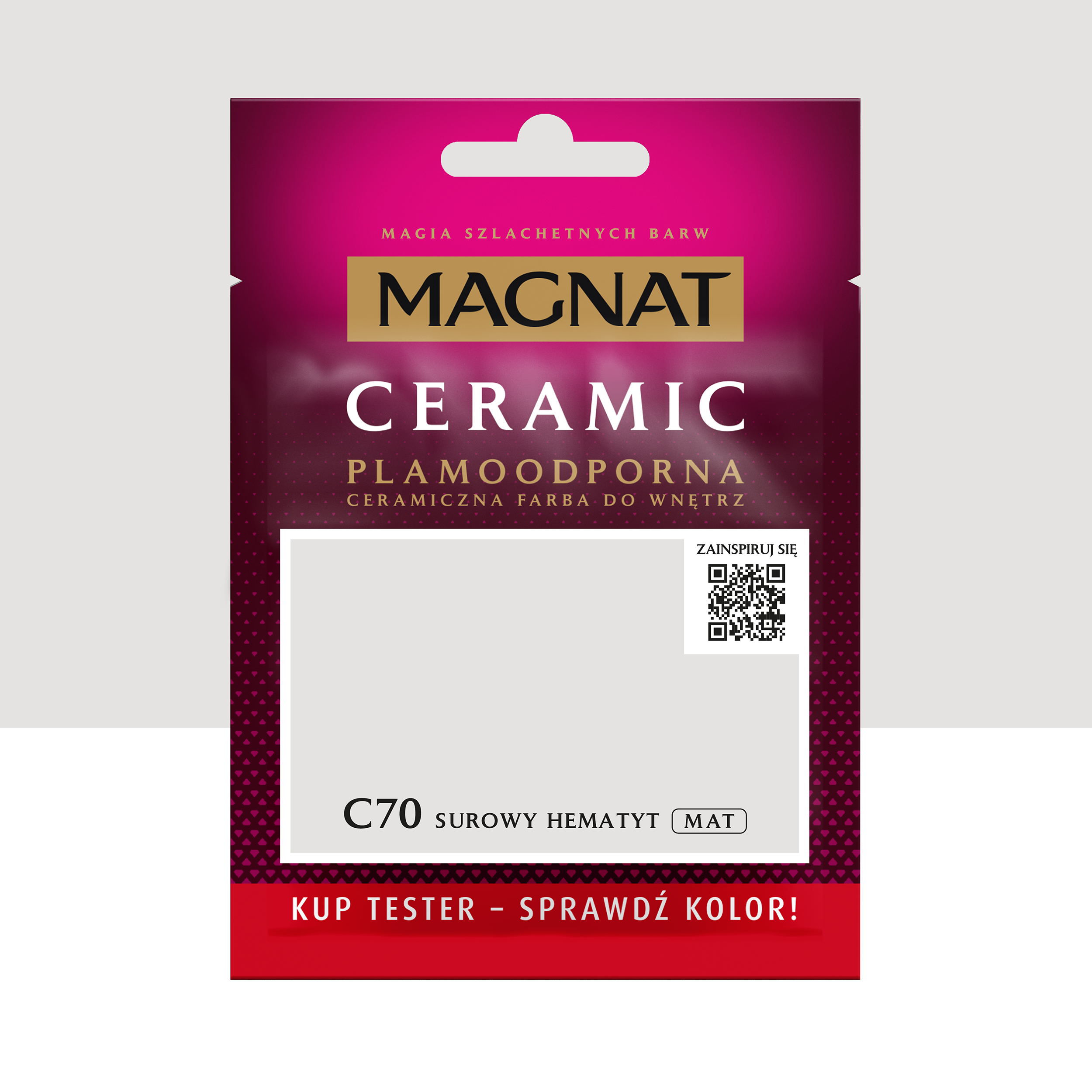 Tester farby Magnat Ceramic Surowy hematyt 30 ml