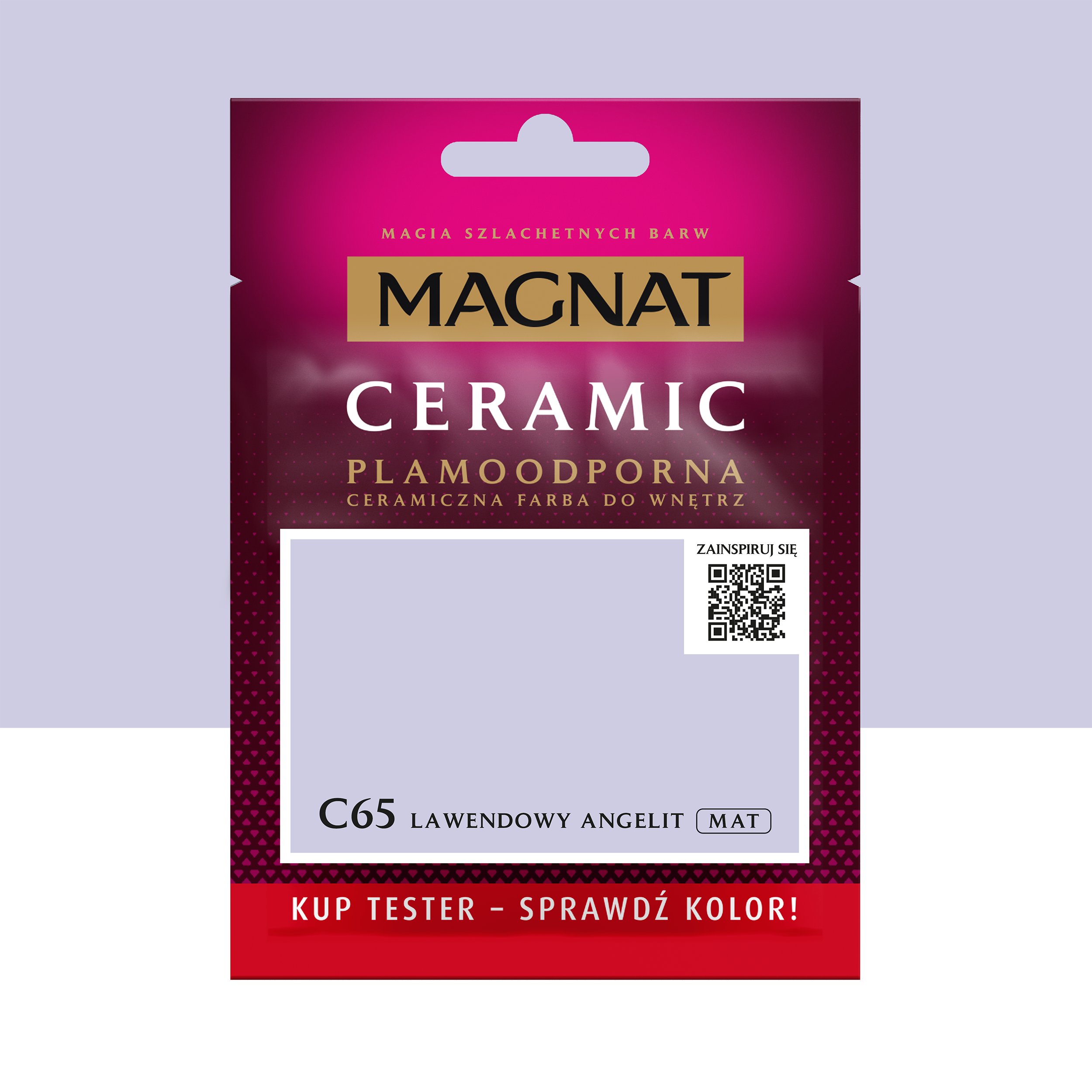 Tester farby Magnat Ceramic Lawendowy angelit 30 ml