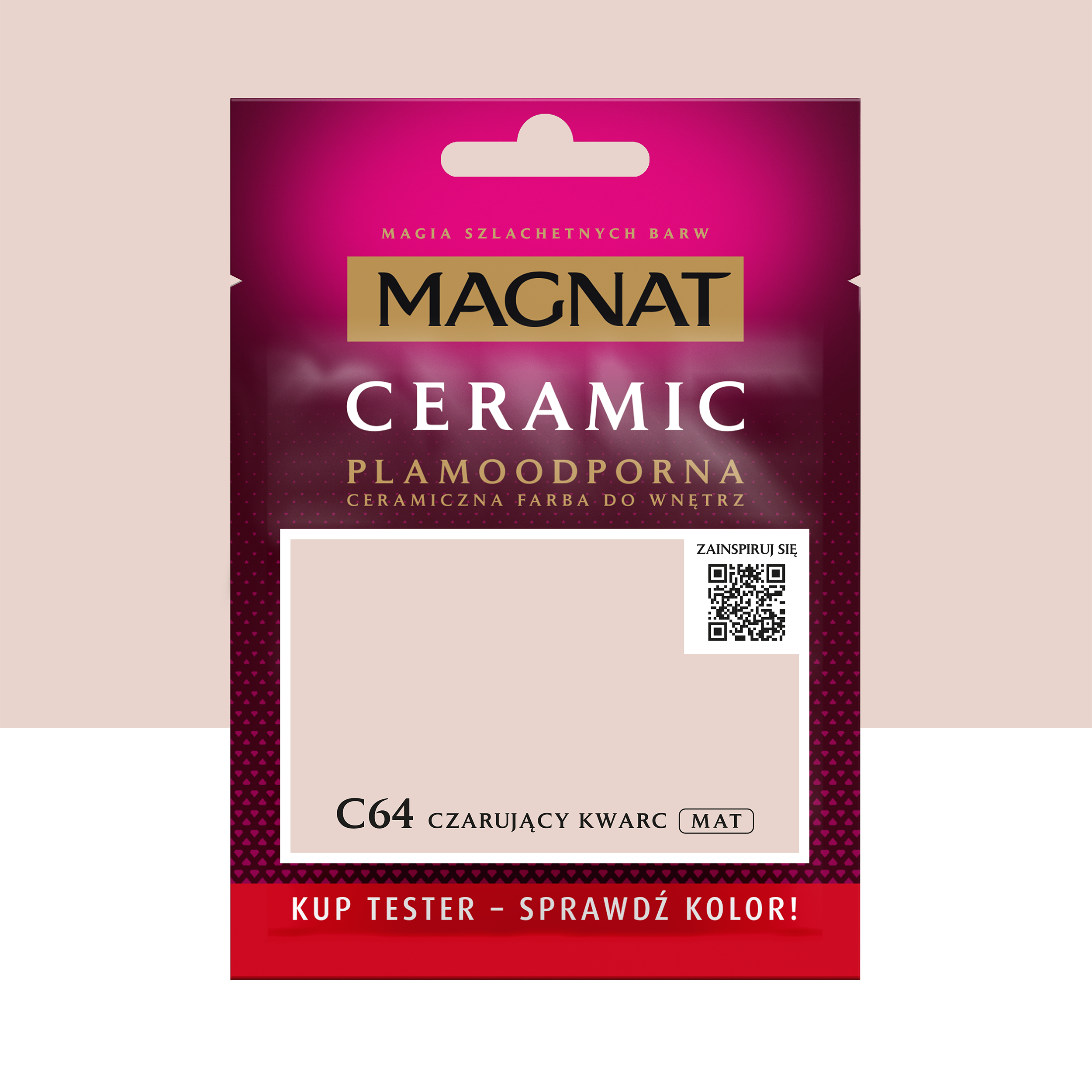 Tester farby Magnat Ceramic Czarujący kwarc 30 ml